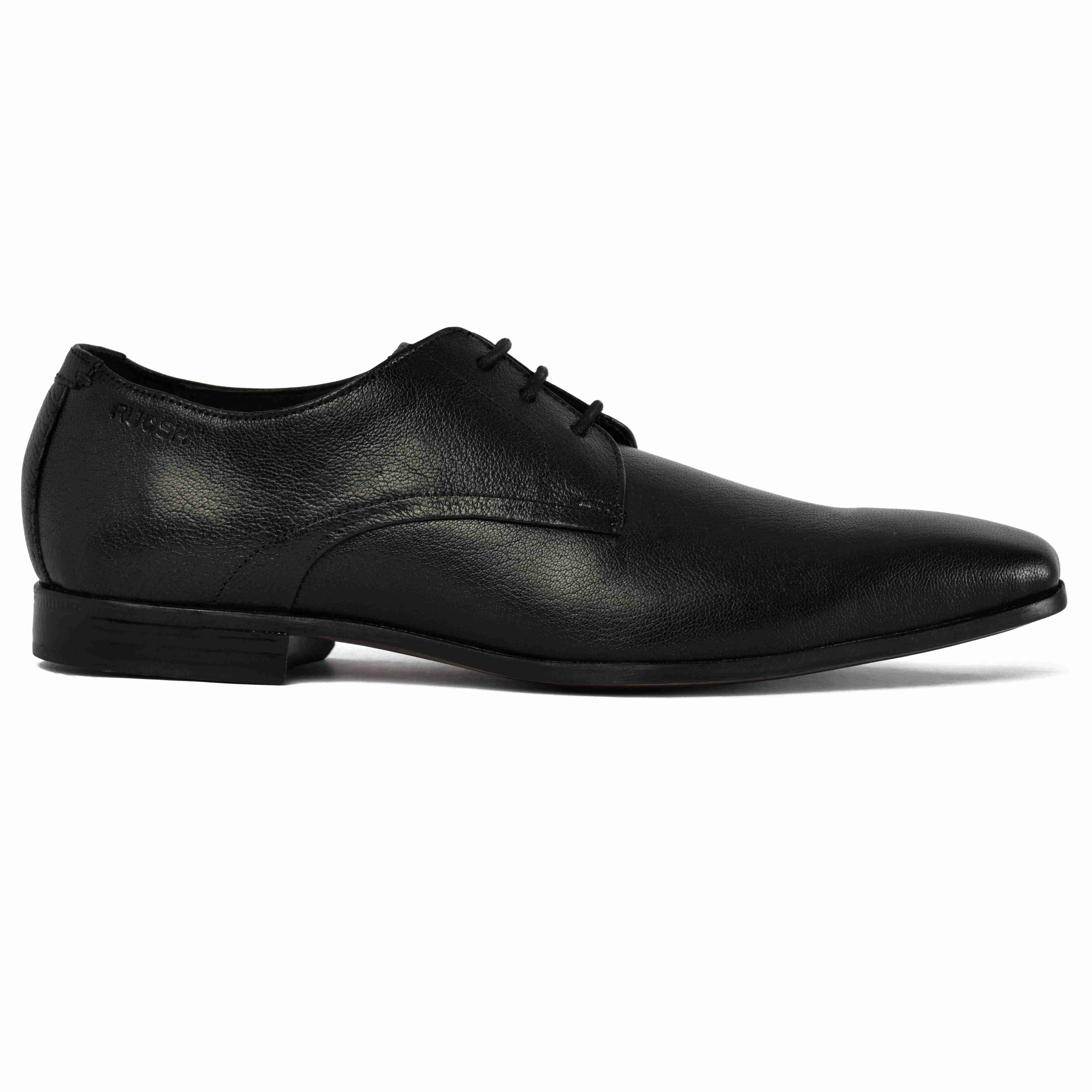 The King Ruosh Men Black Formal Lace-Up