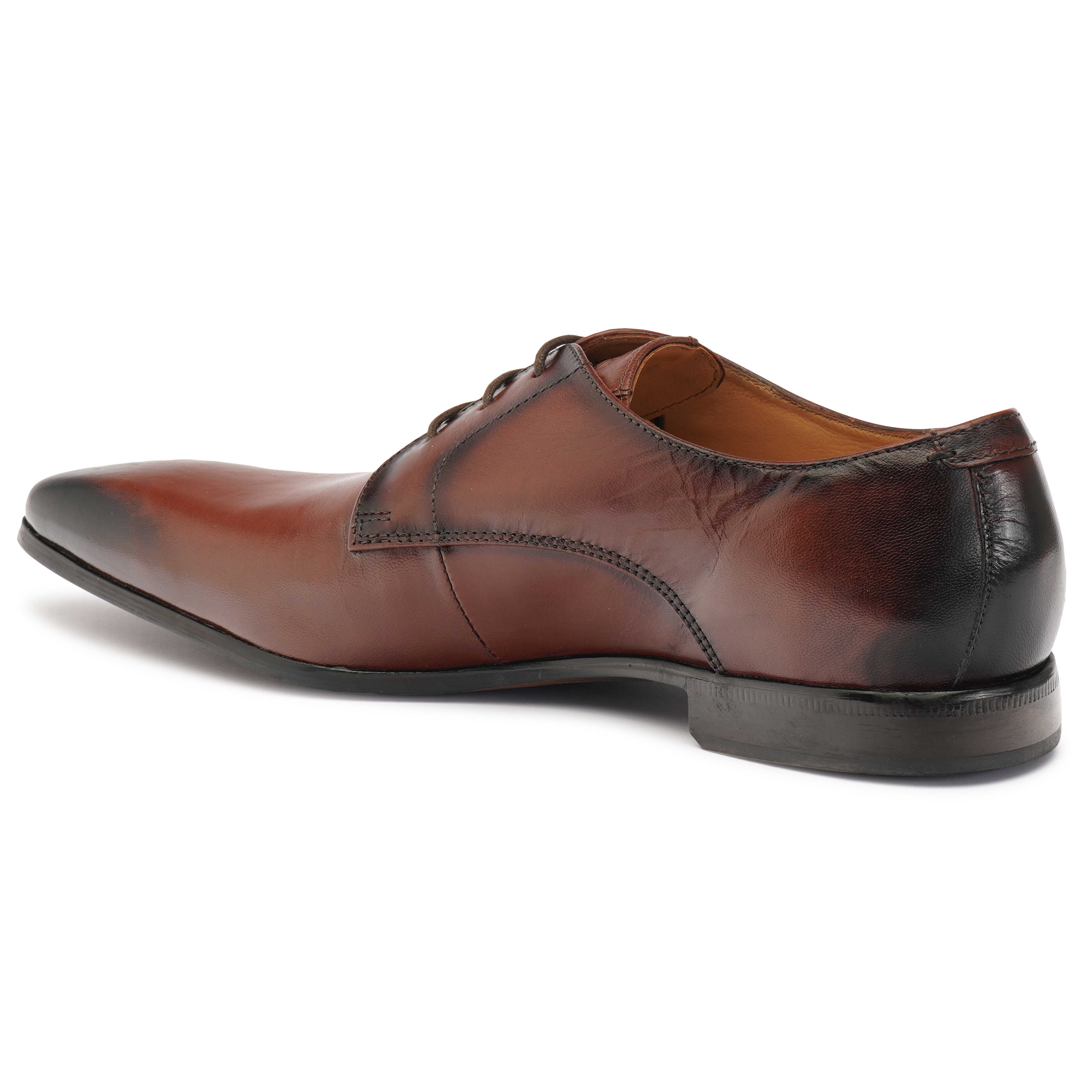 The King Ruosh Men Tan Formal Lace-Up