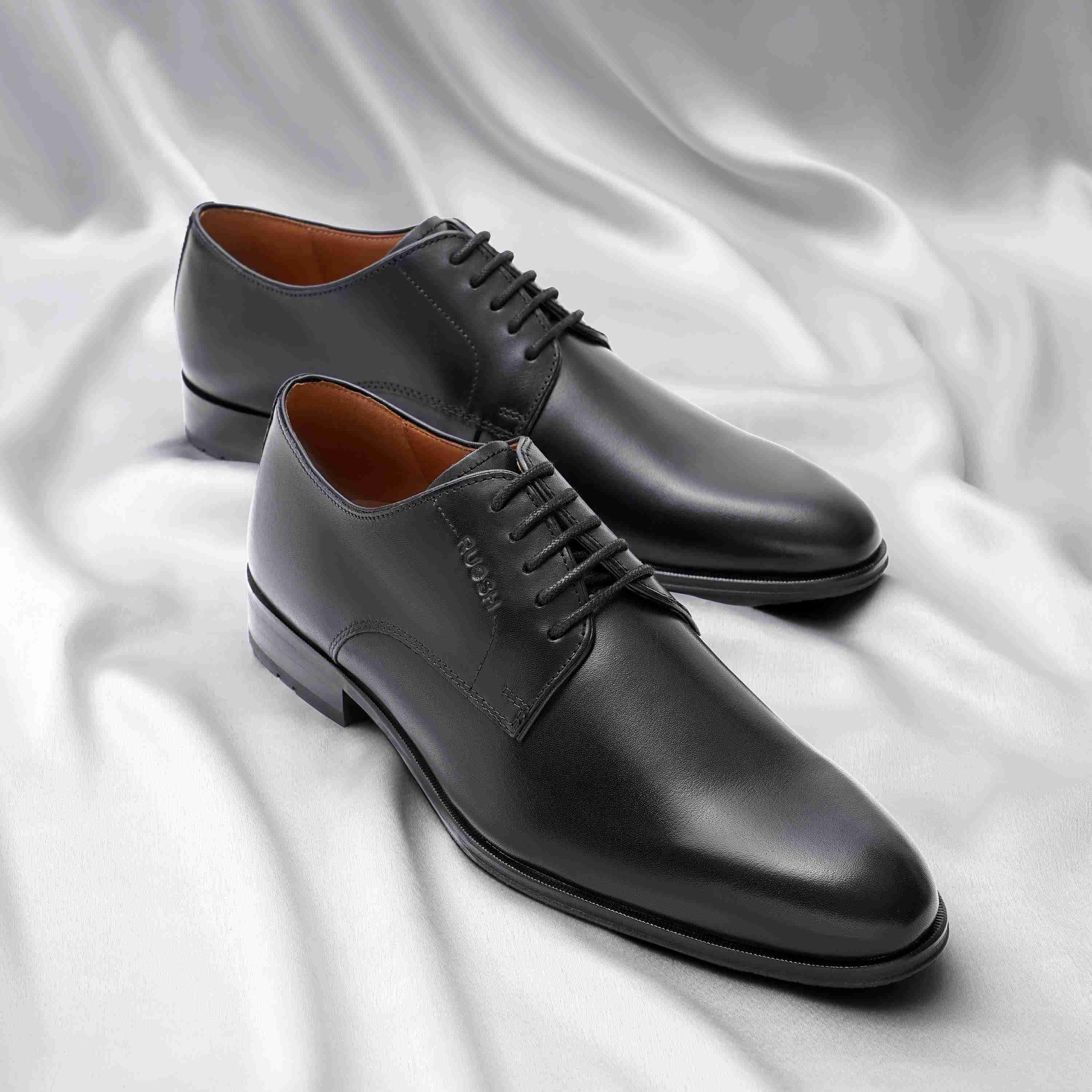 The Zack Black Men Plain-Toe Derby Ruosh