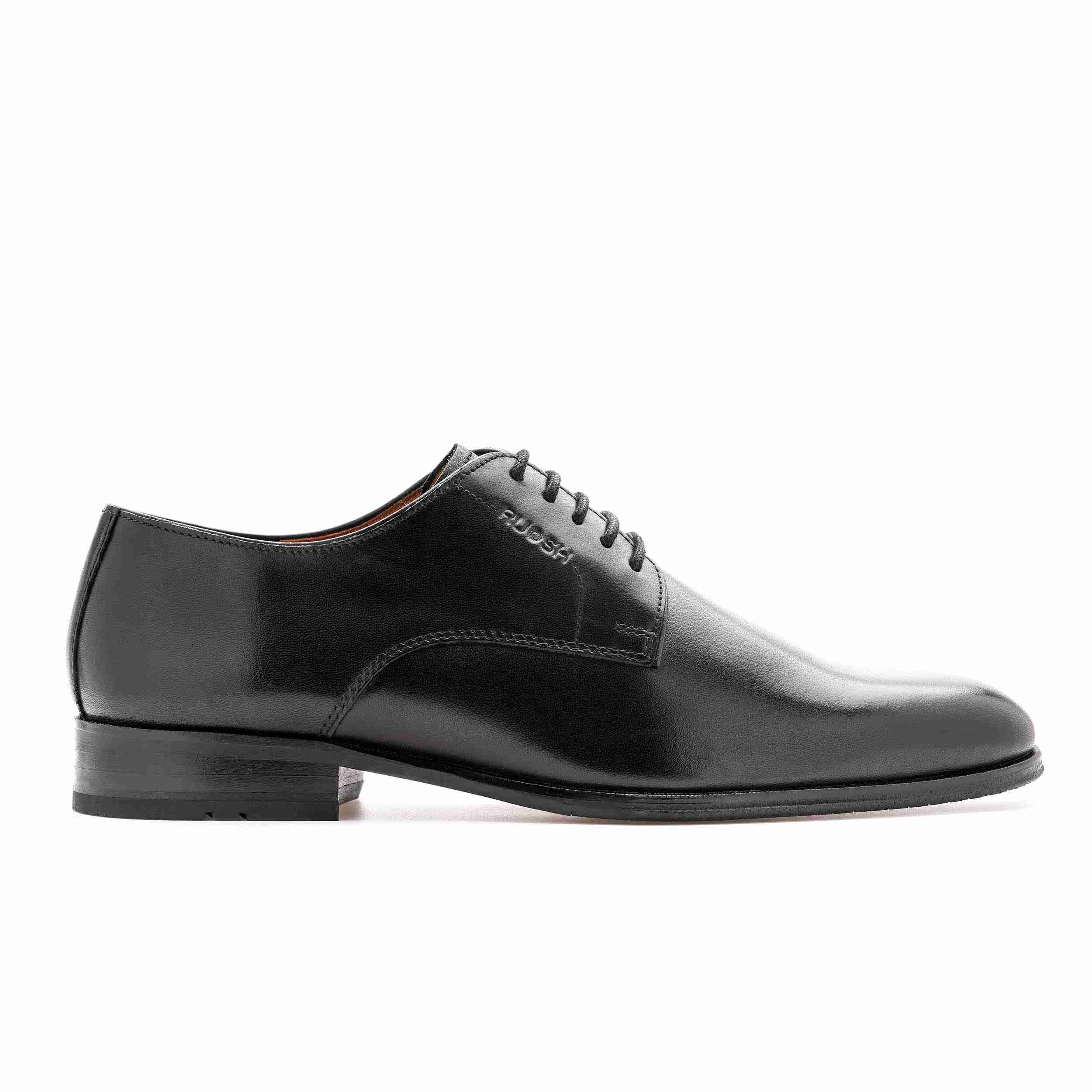 The Zack Black Men Plain-Toe Derby Ruosh