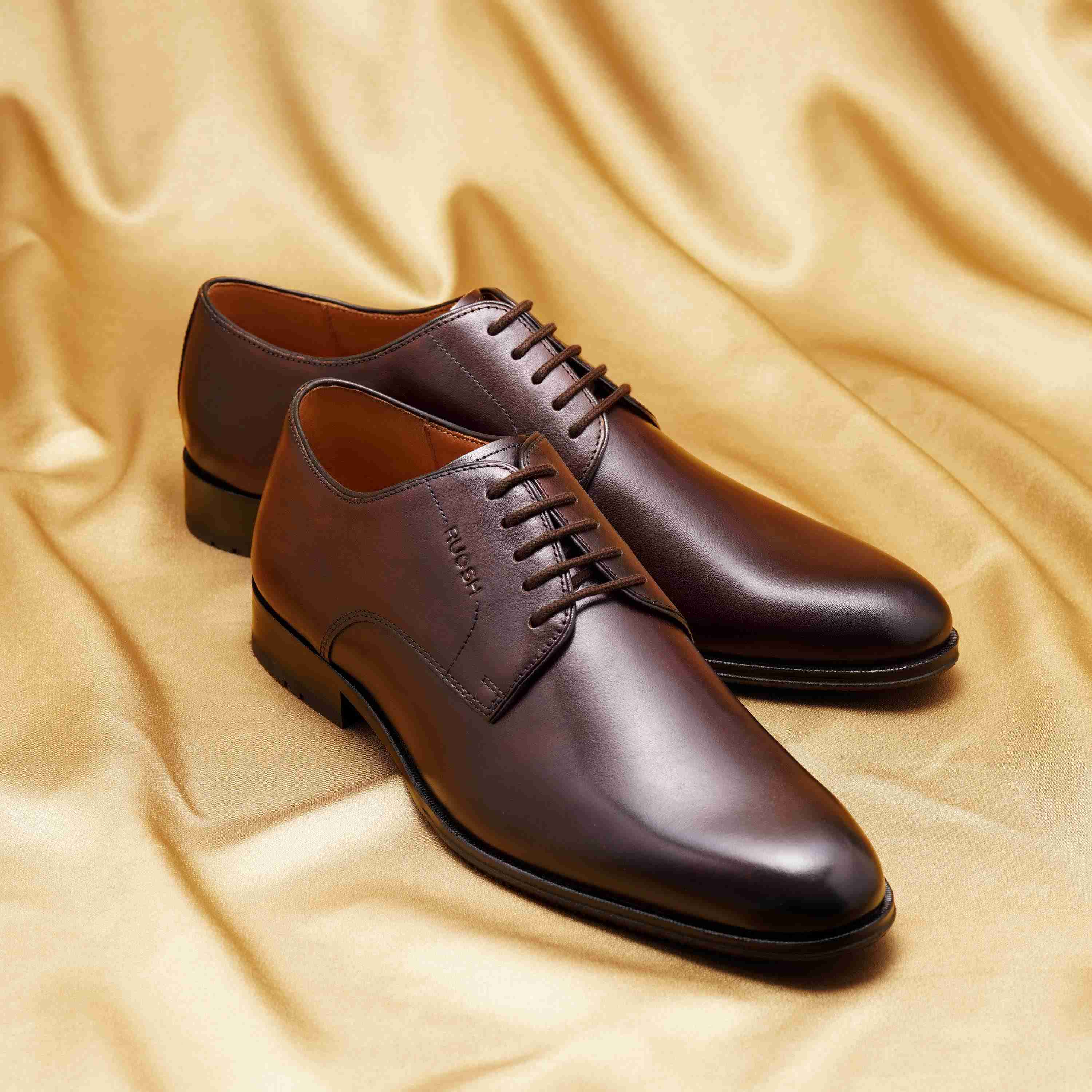 The Zack Brown Men Formal Plain Toe Derby Ruosh