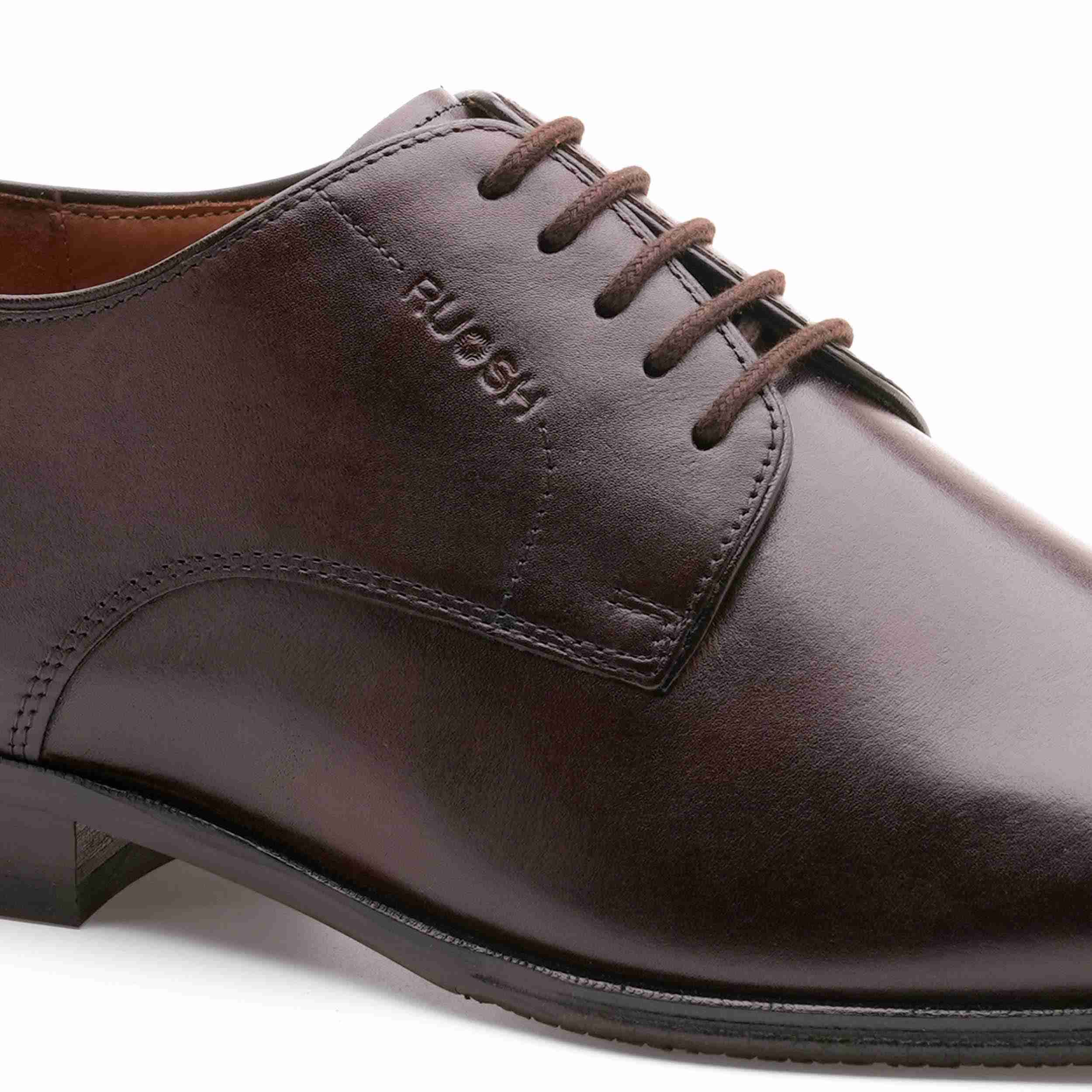 The Zack Brown Men Formal Plain Toe Derby Ruosh