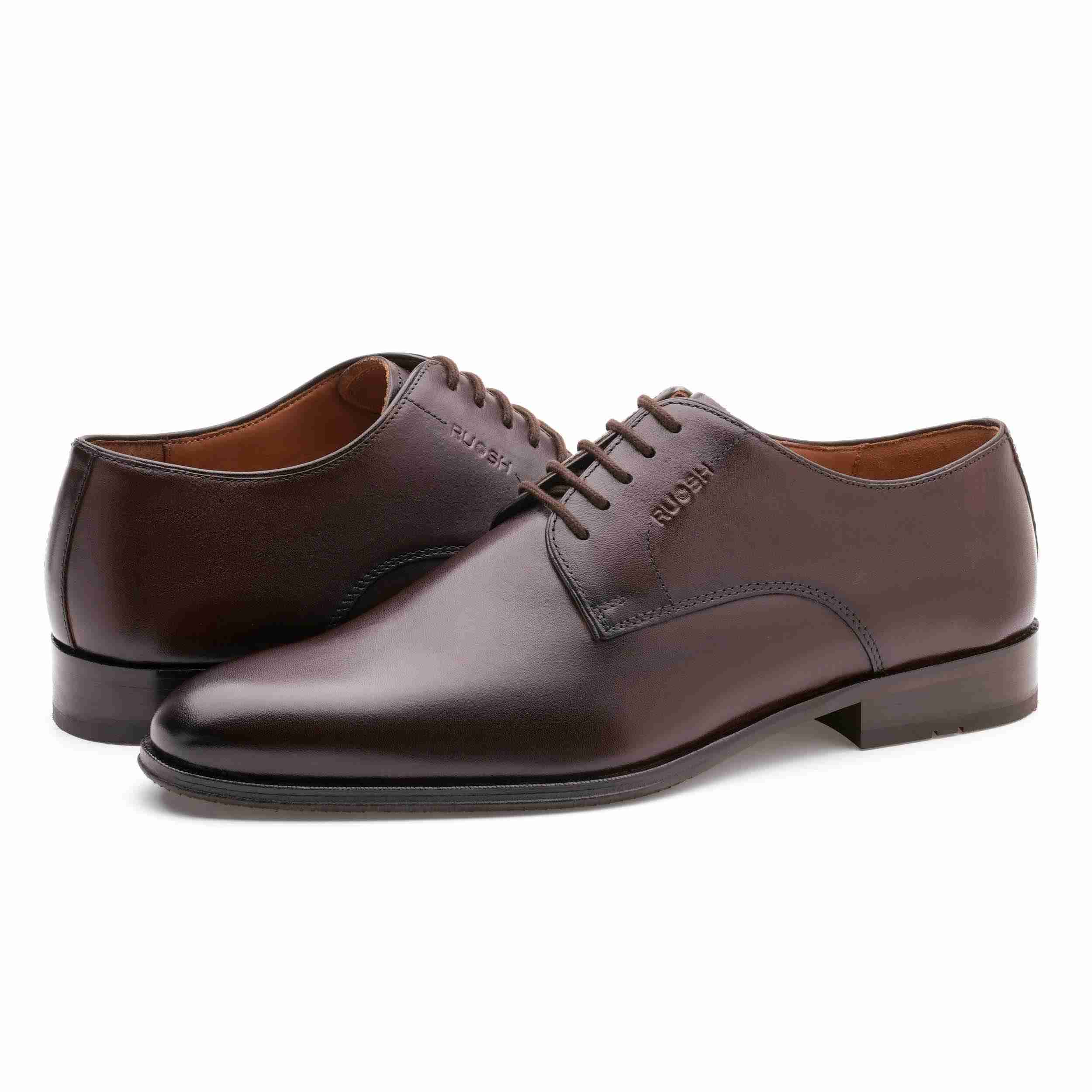 The Zack Brown Men Formal Plain Toe Derby Ruosh
