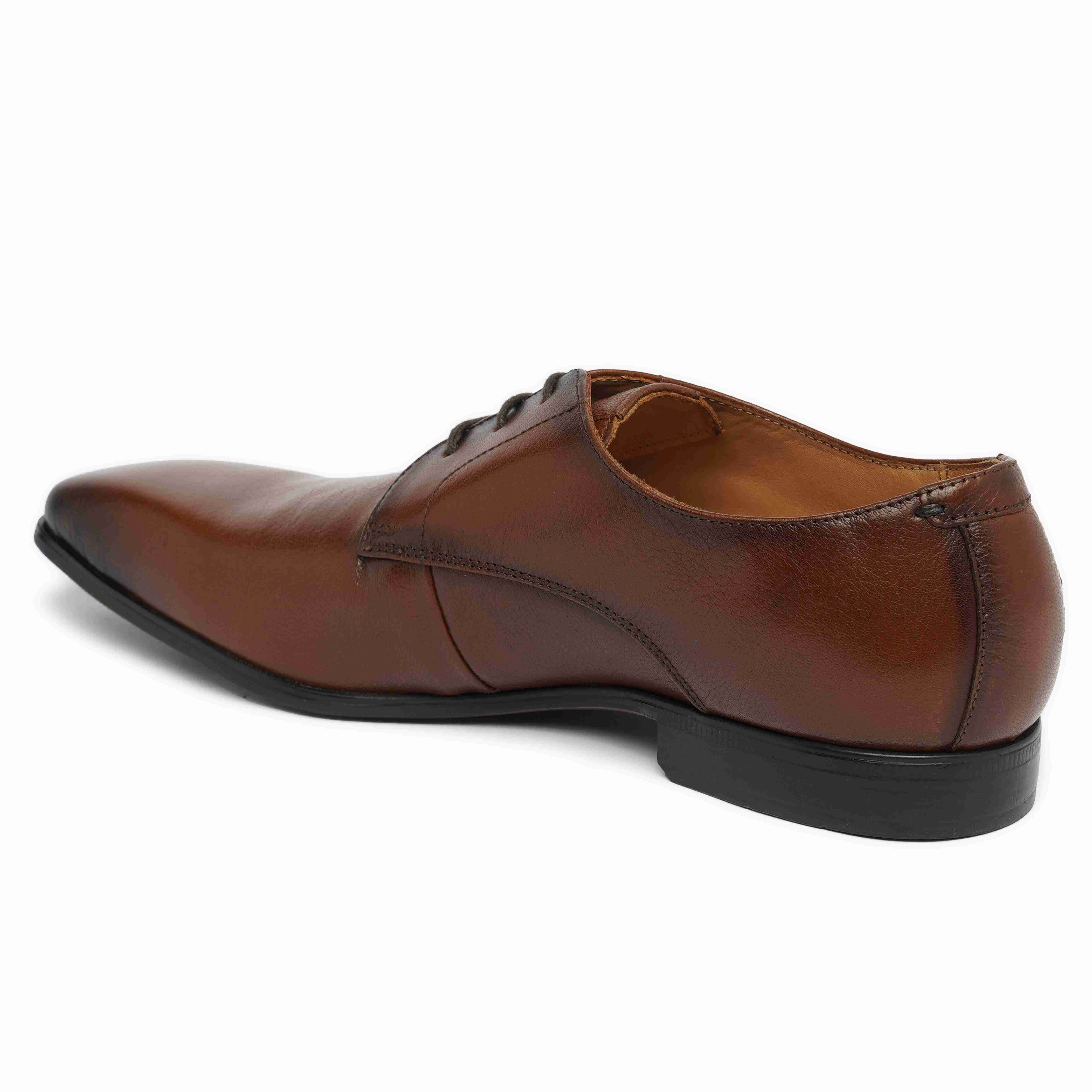 The King Ruosh Men Brown Formal Lace-Up