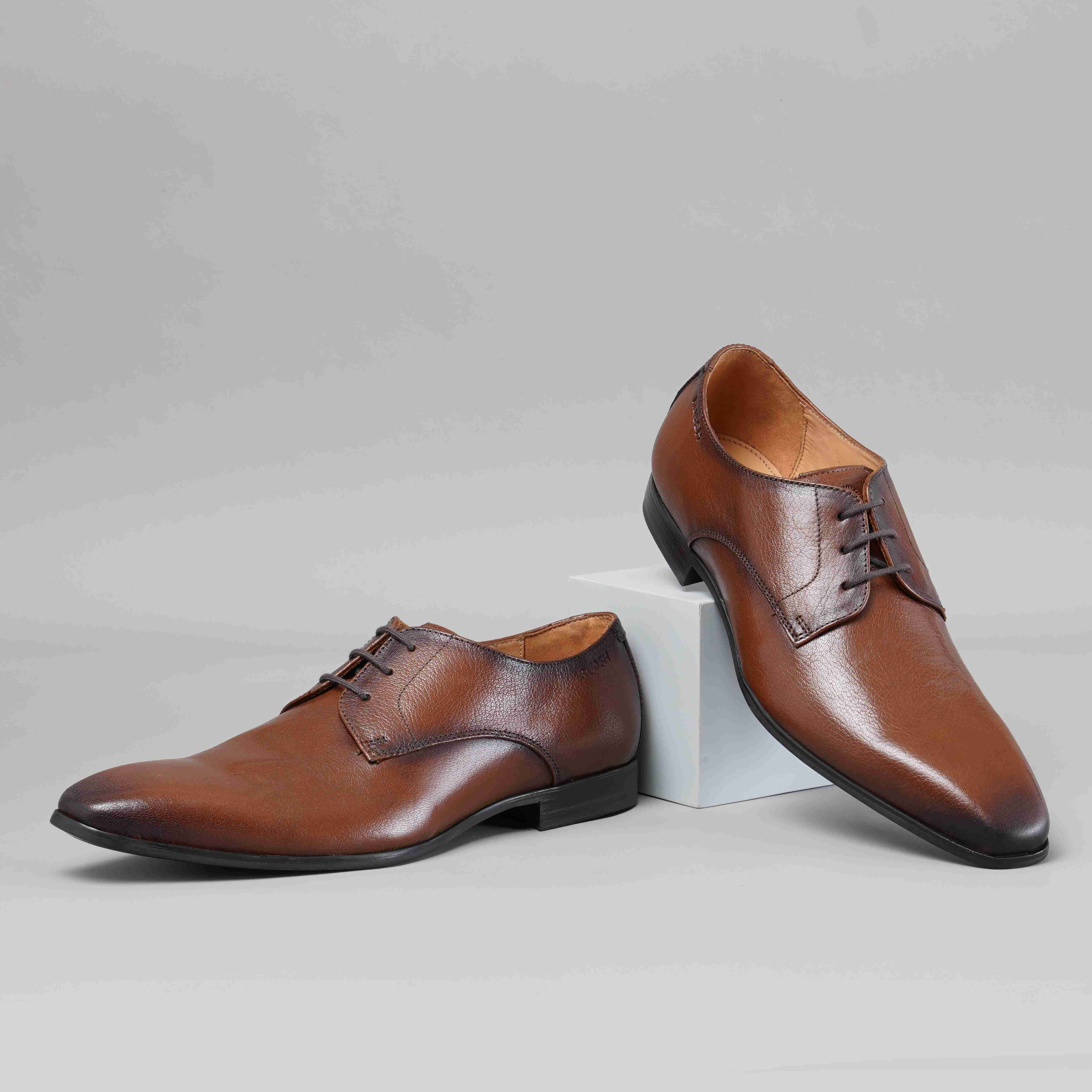The King Ruosh Men Brown Formal Lace-Up