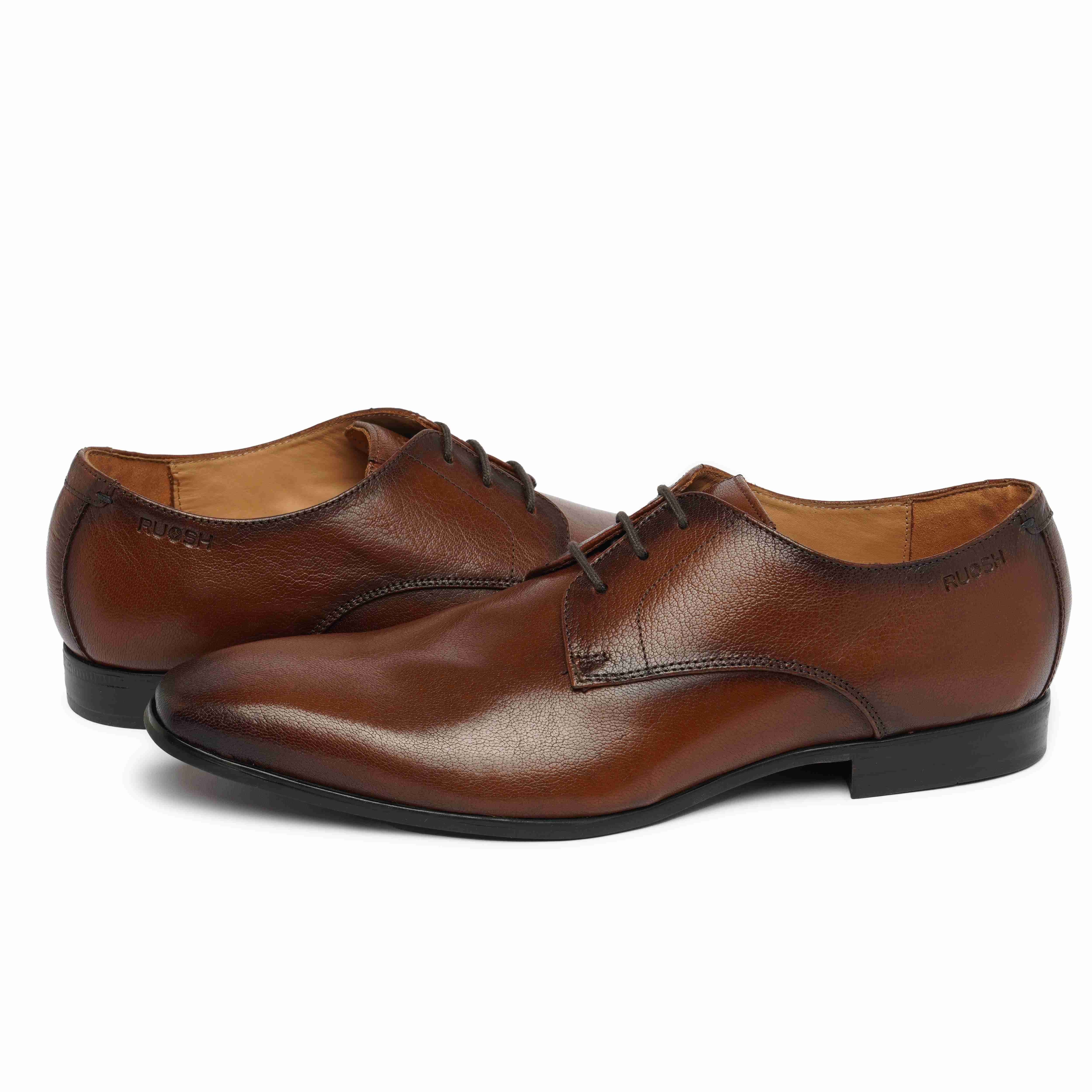 The King Ruosh Men Brown Formal Lace-Up