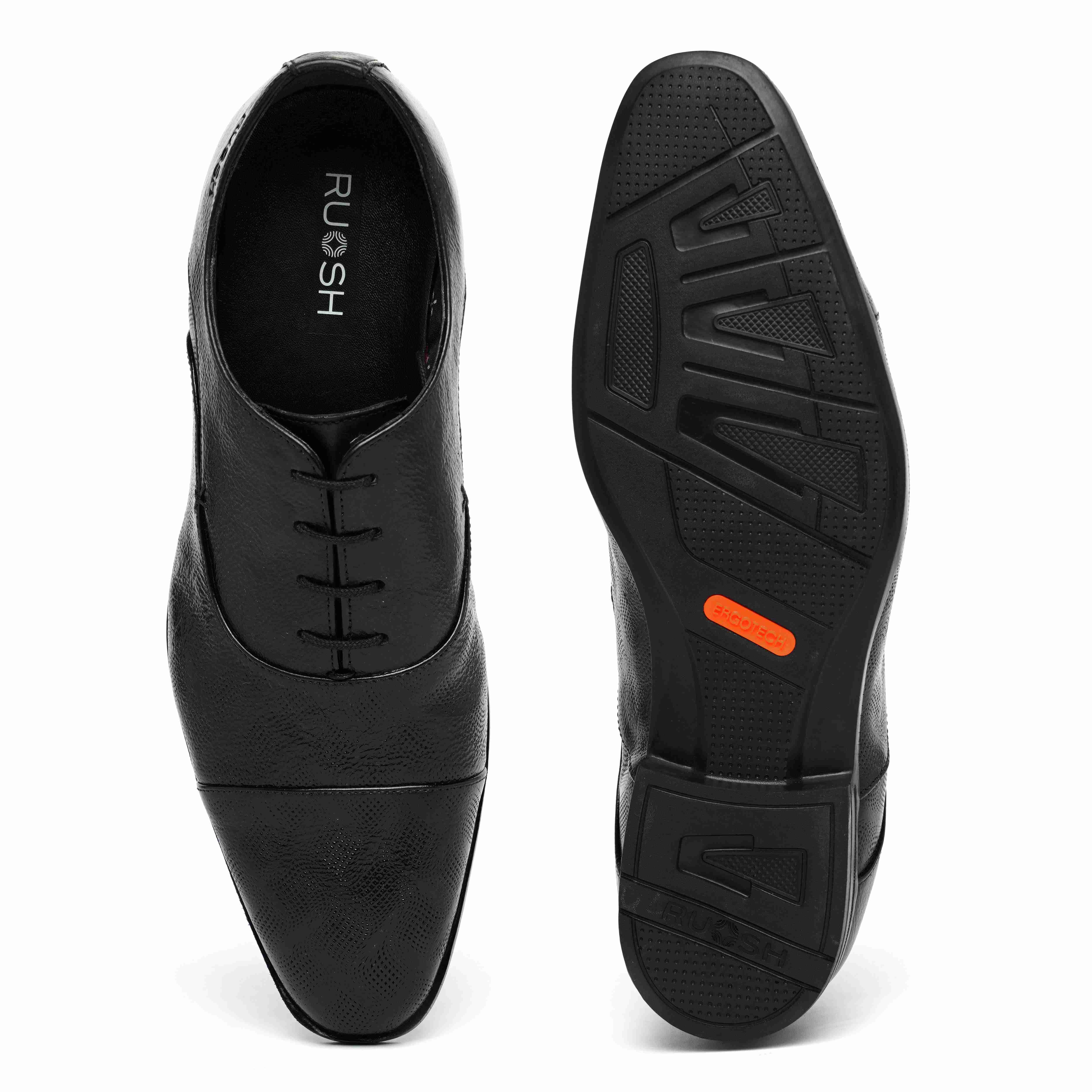 The Cameroon Ruosh Men Black Formal Lace-Up