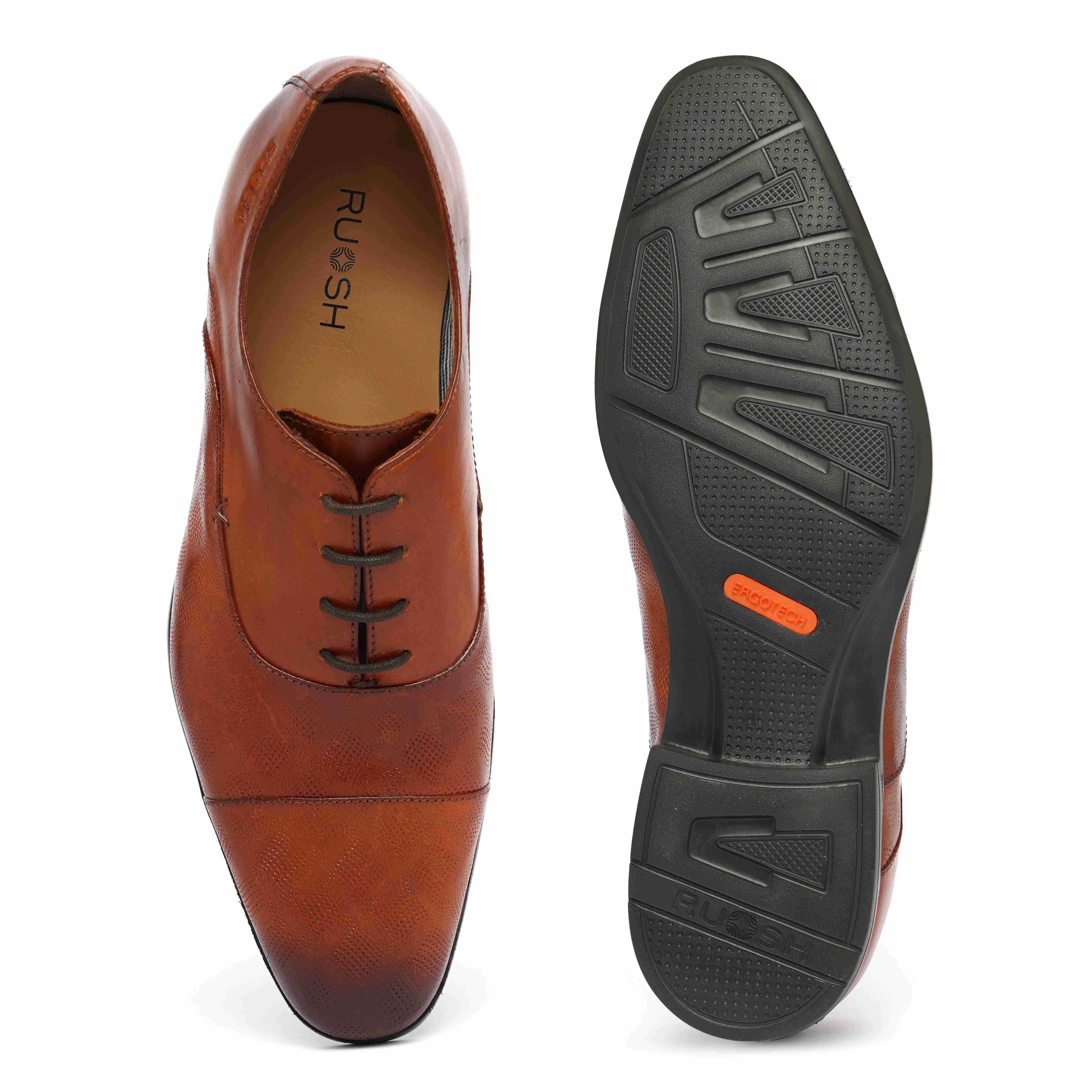 The Cameroon Ruosh Men Tan Formal Lace-Up