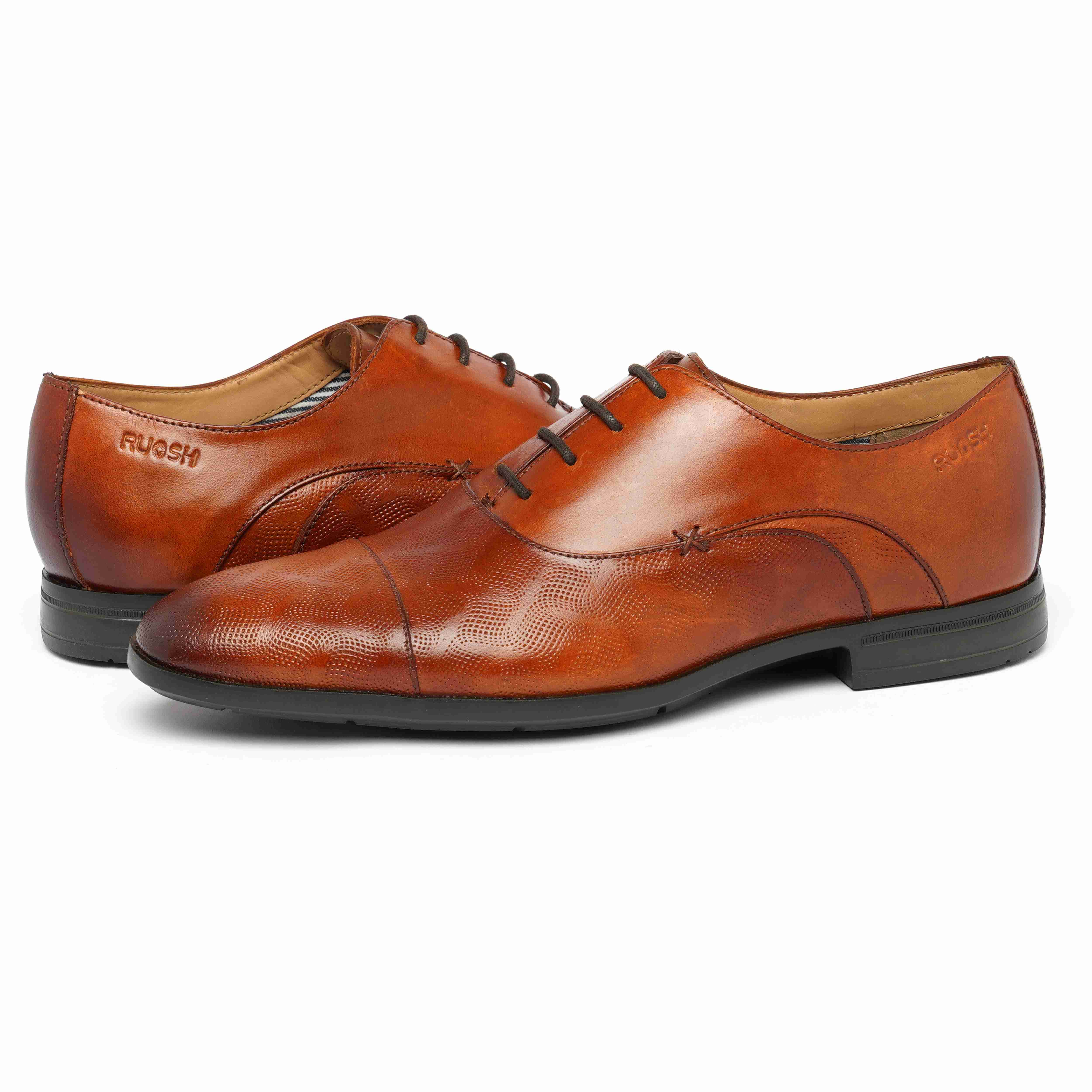 The Cameroon Ruosh Men Tan Formal Lace-Up