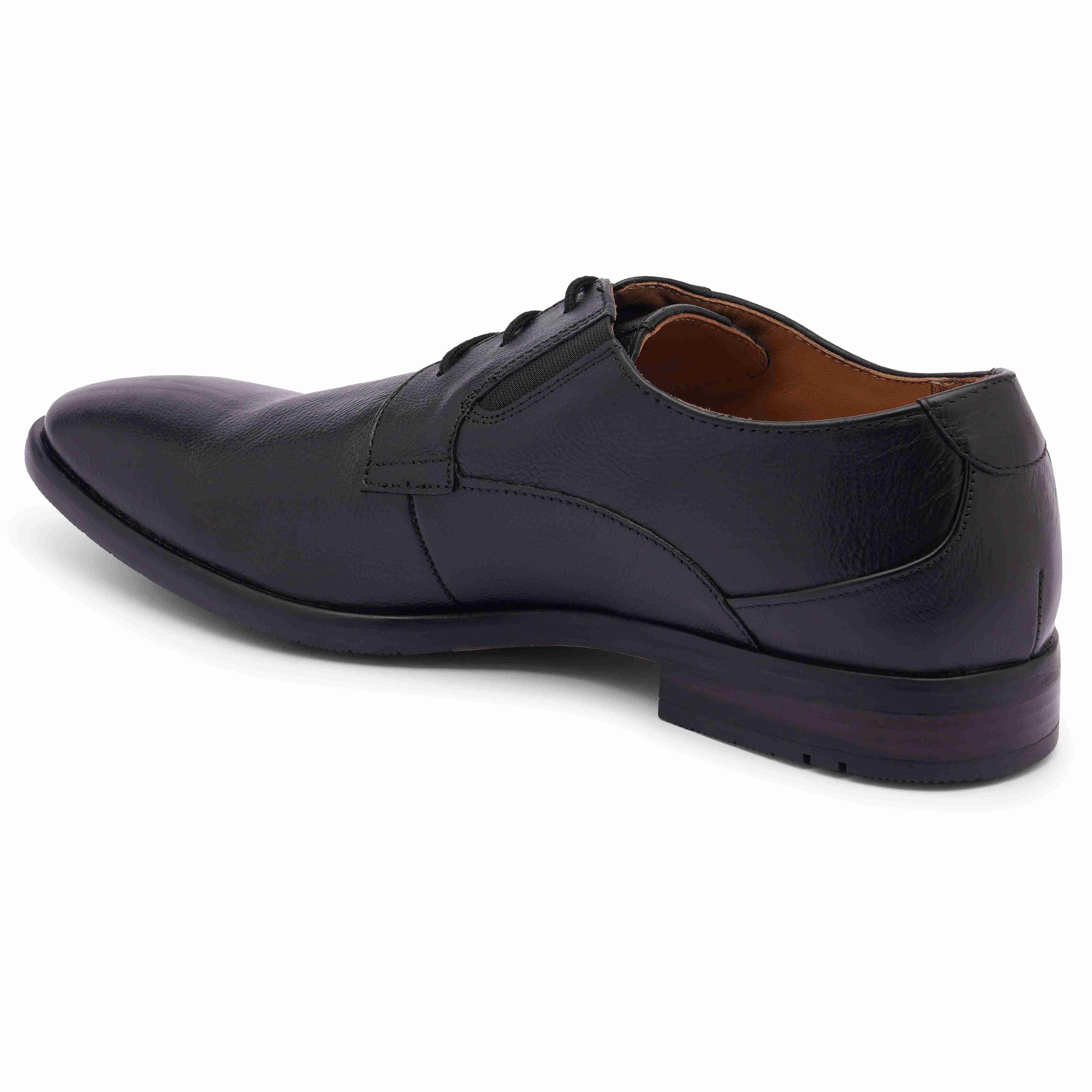 The Newyork Ruosh Men Black Formal Lace-Up