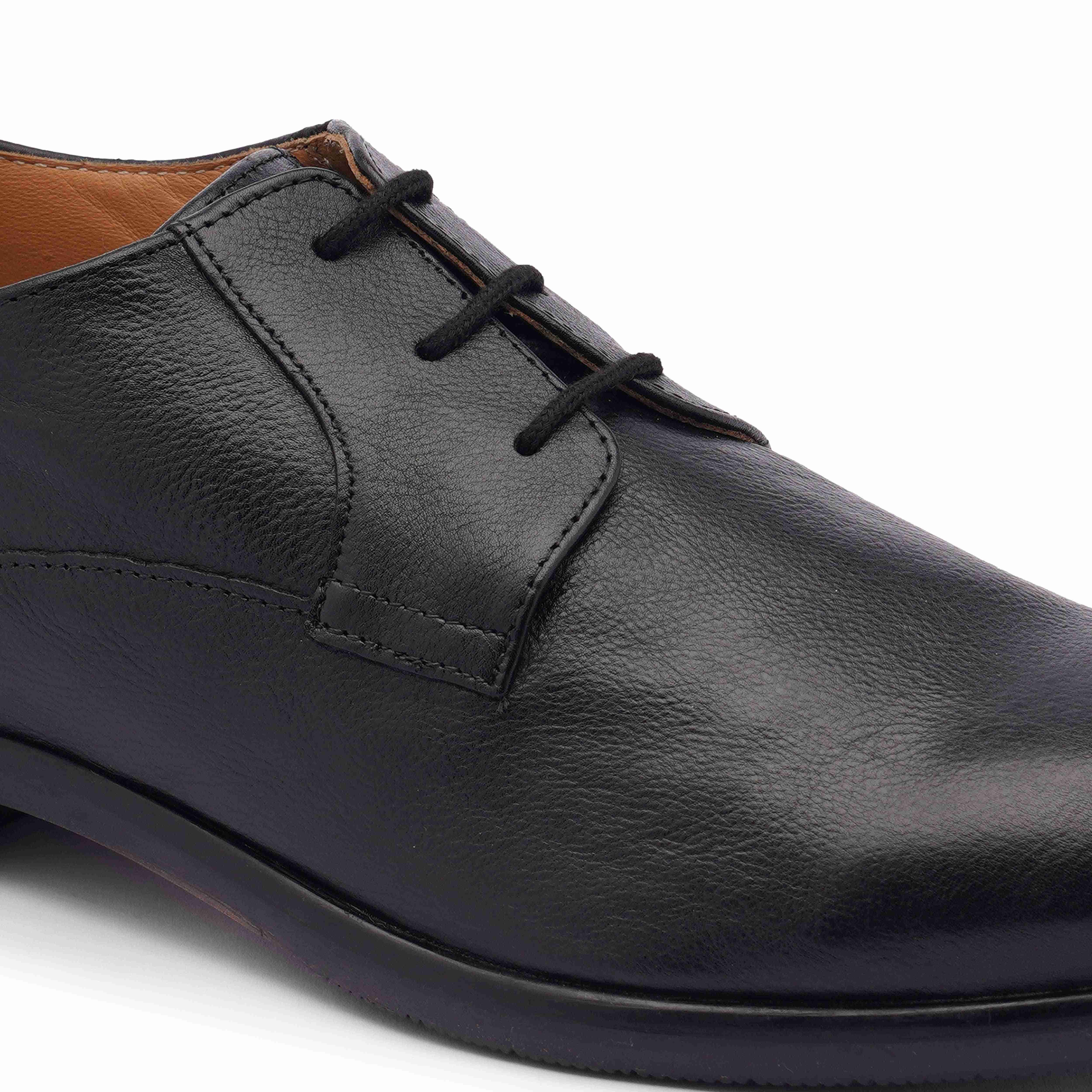 The Newyork Ruosh Men Black Formal Lace-Up