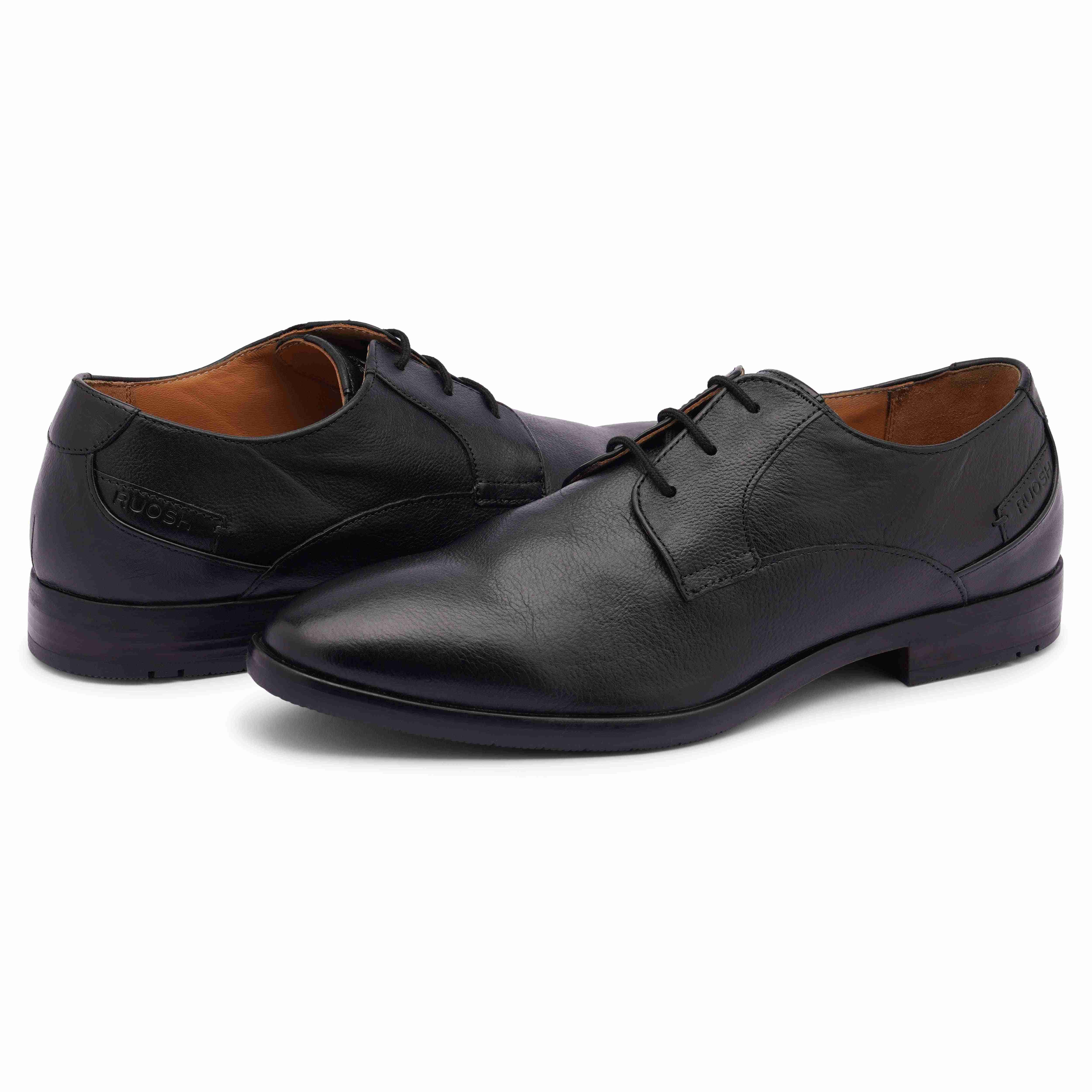 The Newyork Ruosh Men Black Formal Lace-Up