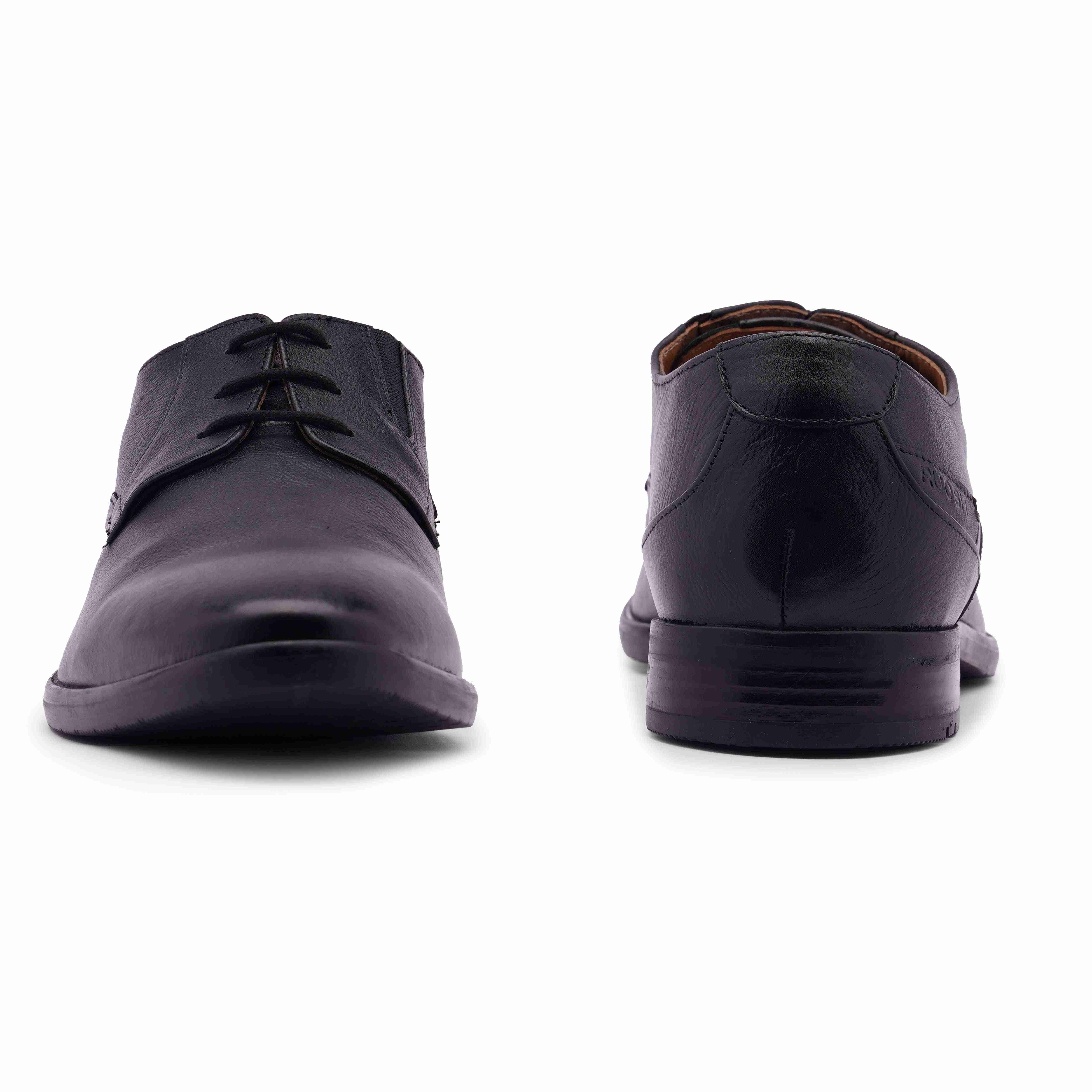 The Newyork Ruosh Men Black Formal Lace-Up