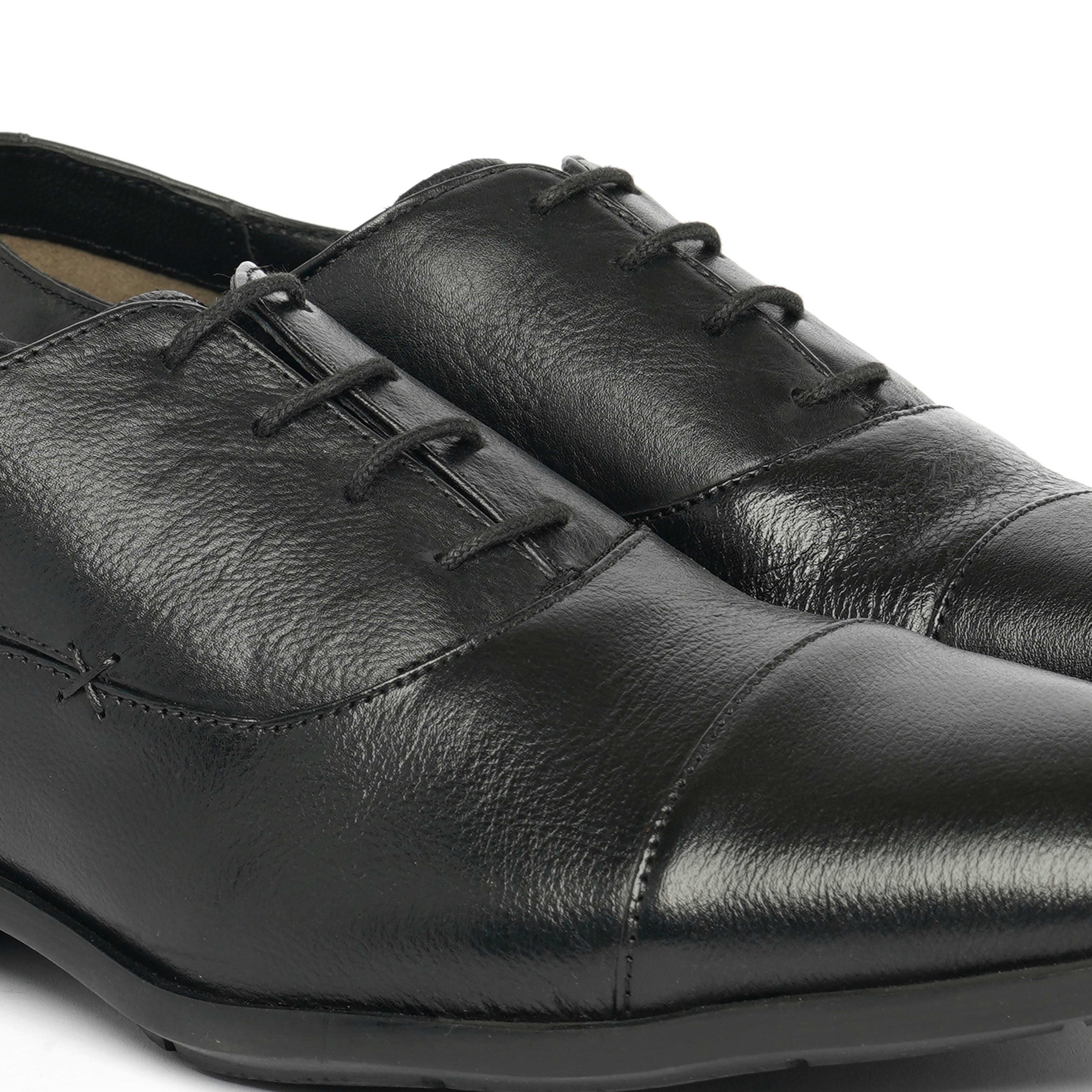 The Cameroon Ruosh Men Black Formal Oxford