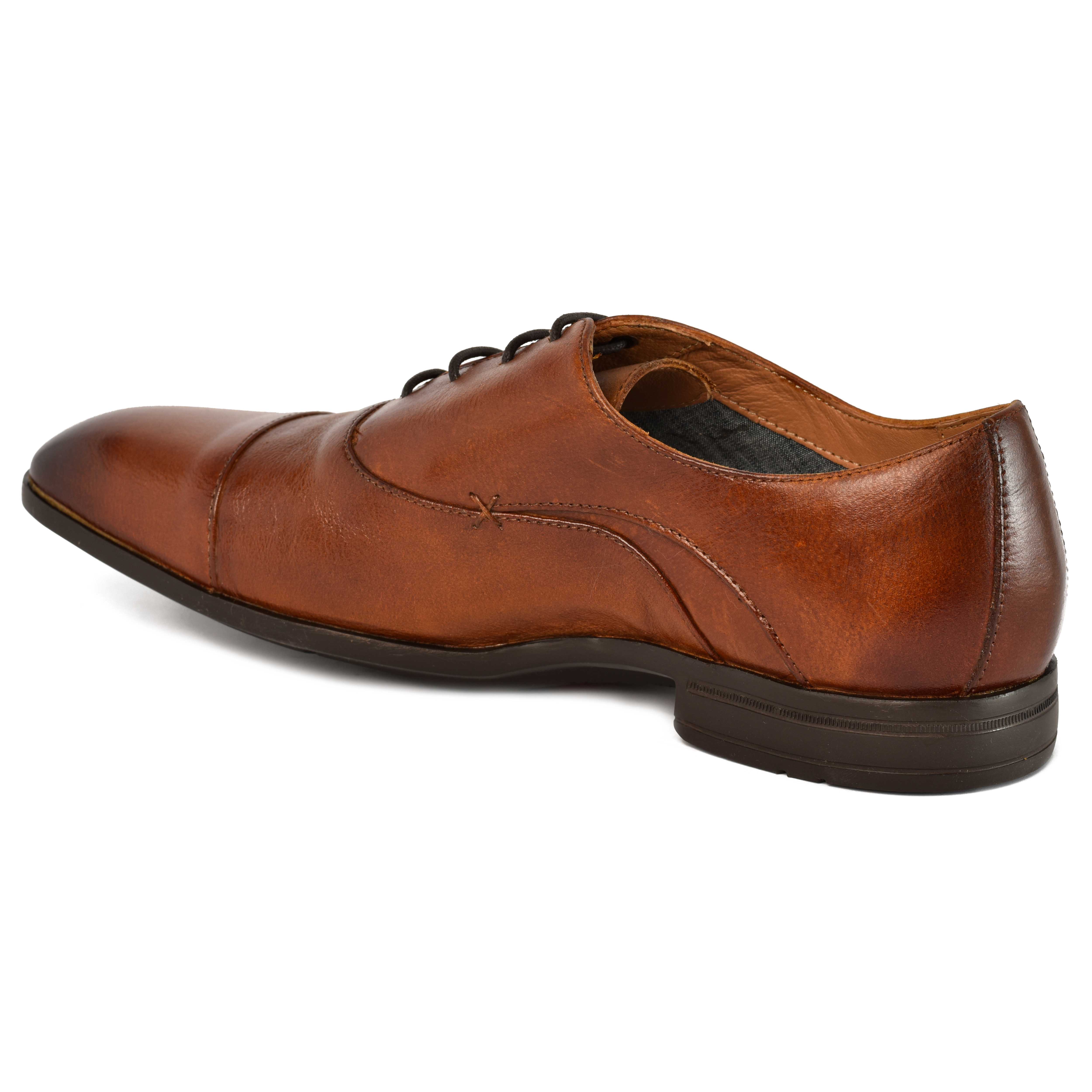 The Cameroon Ruosh Men Tan Formal Oxford