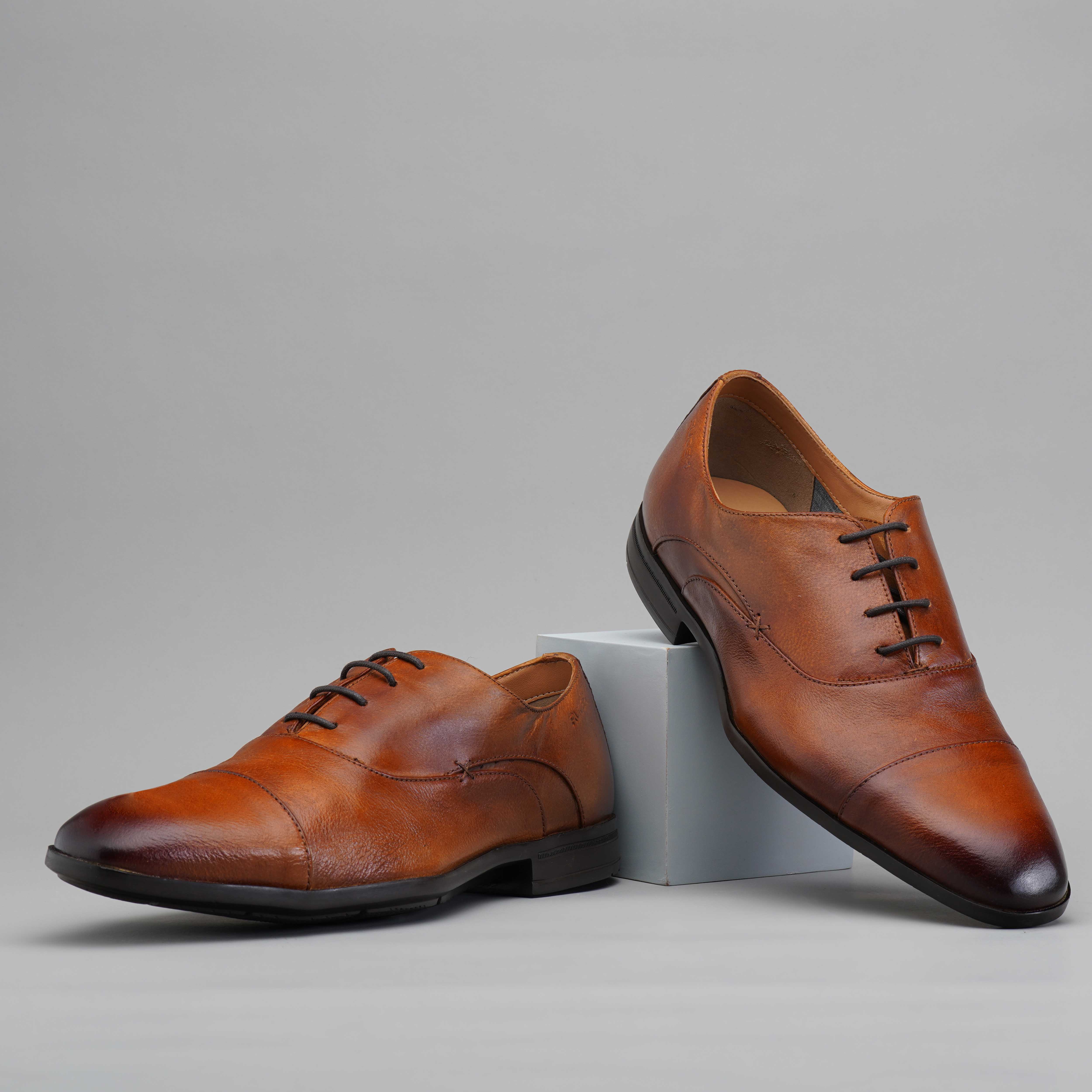 The Cameroon Ruosh Men Tan Formal Oxford