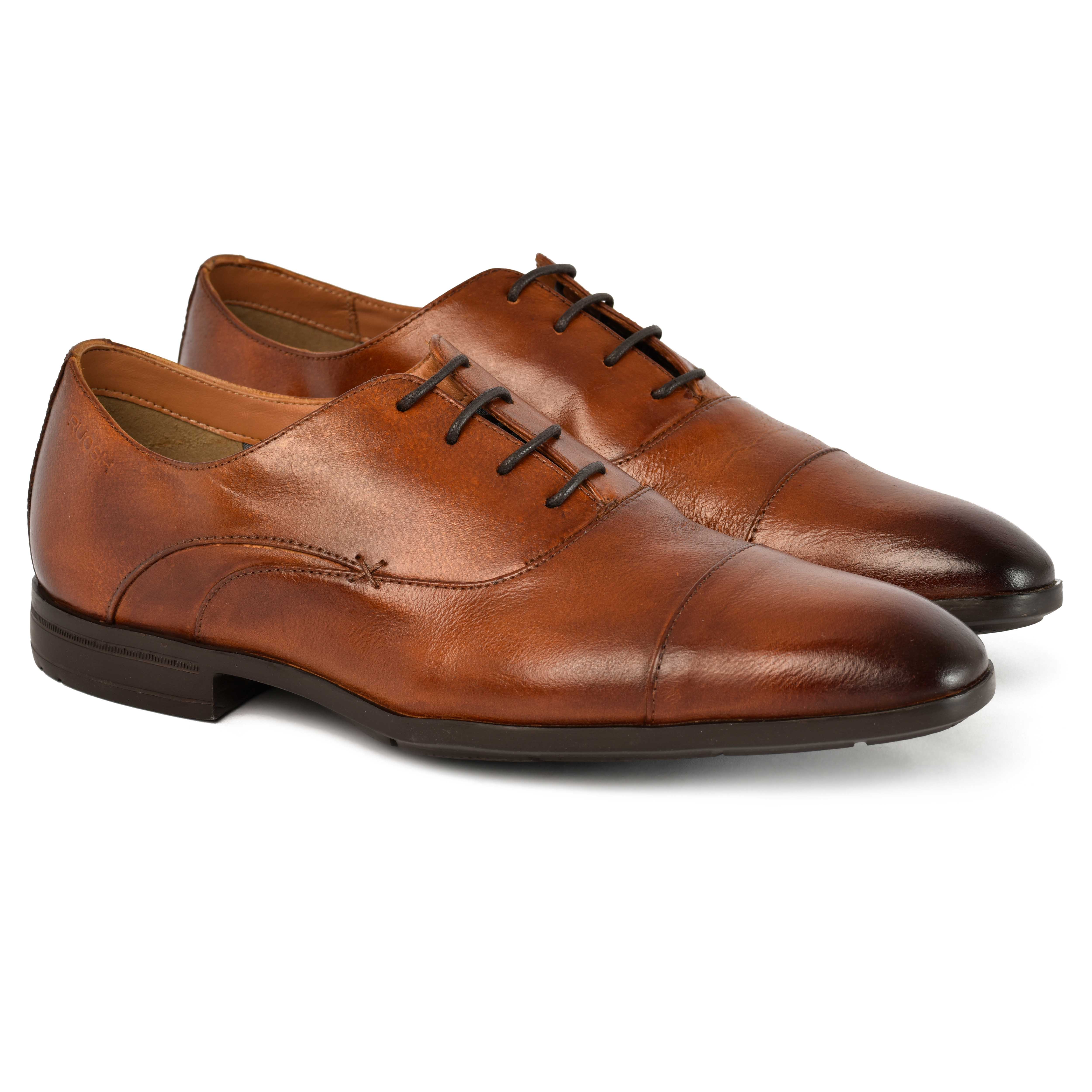 The Cameroon Ruosh Men Tan Formal Oxford