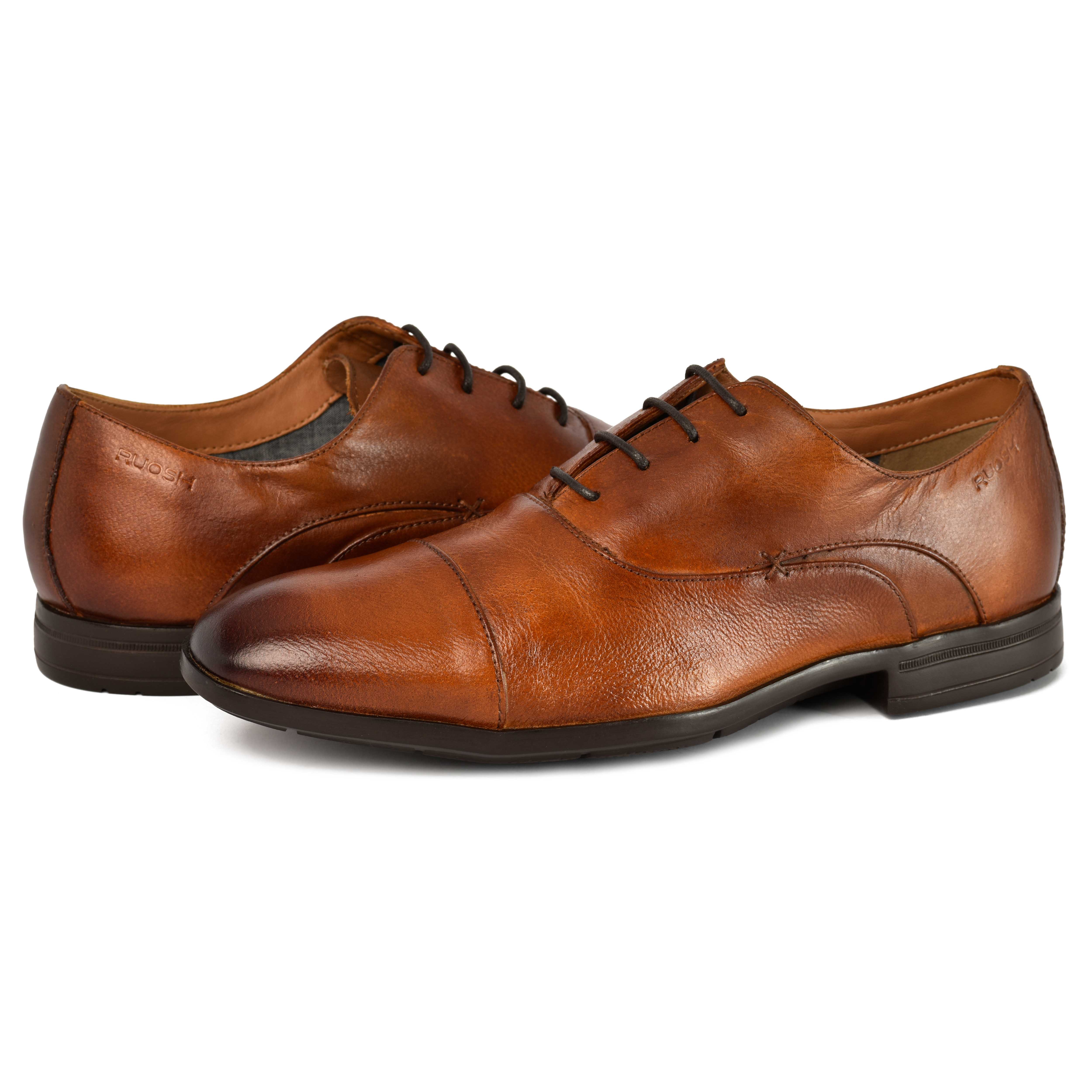 The Cameroon Ruosh Men Tan Formal Oxford
