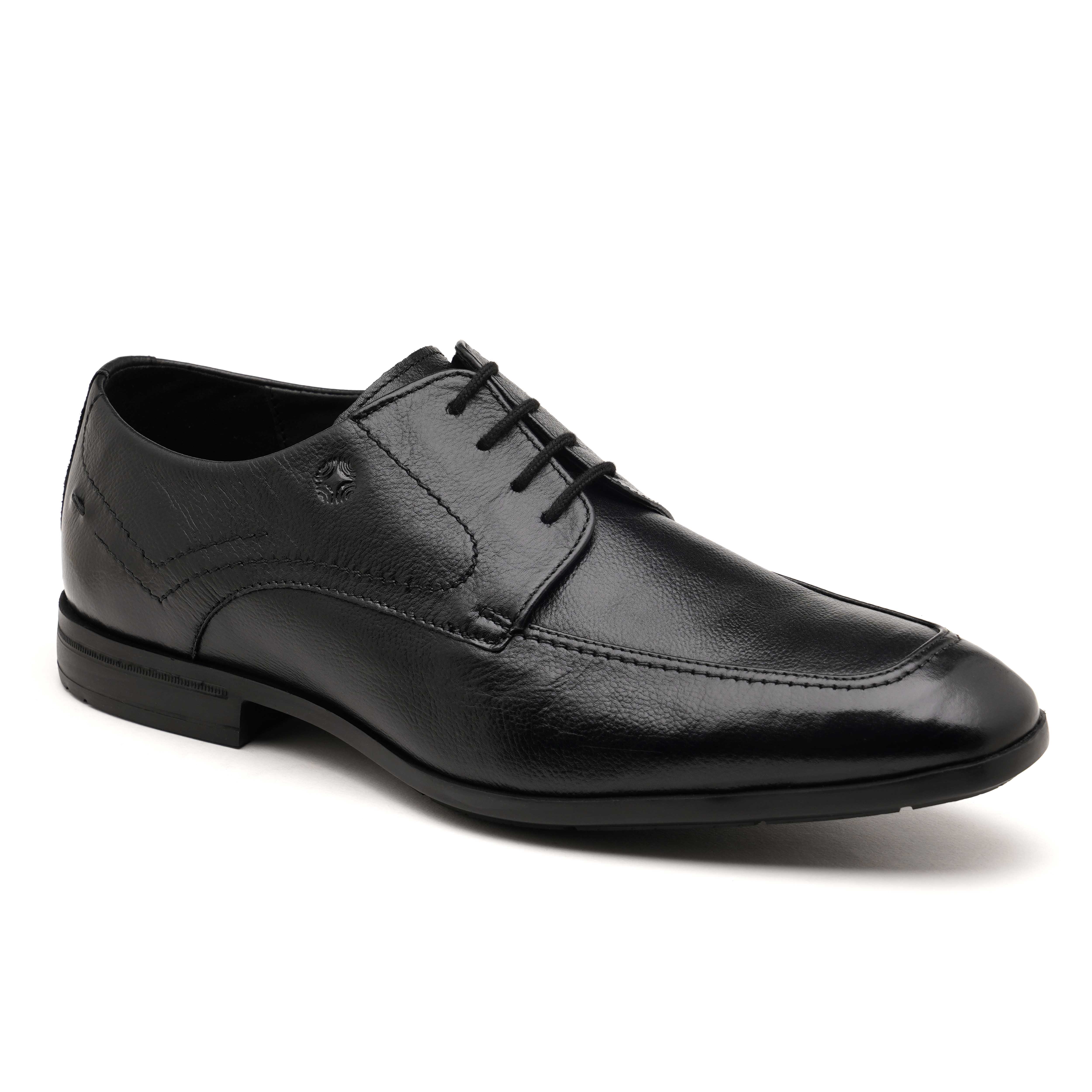 The Manchester Ruosh Men Black Formal Lace-Up