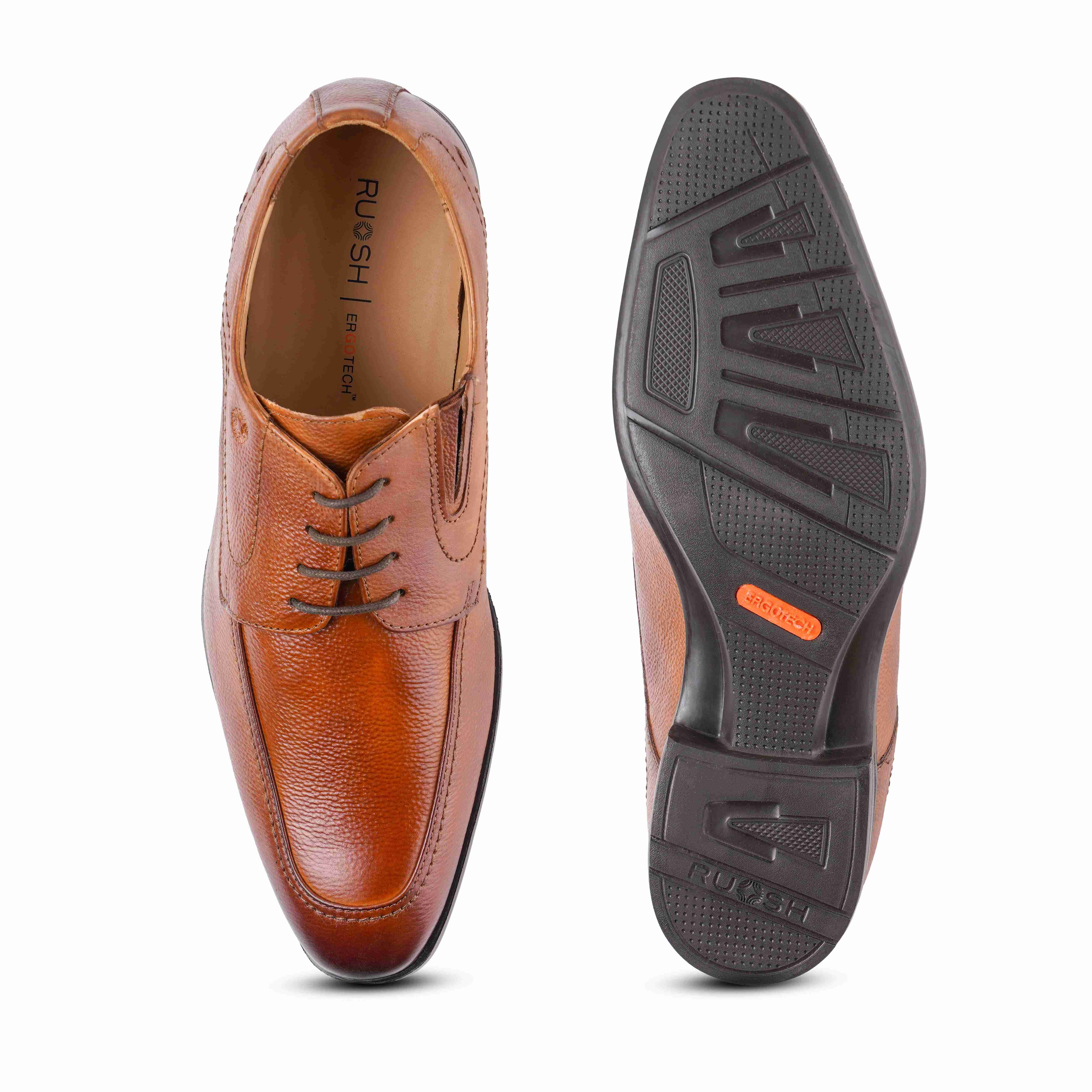 The Manchester Ruosh Men Black Formal Lace-Up
