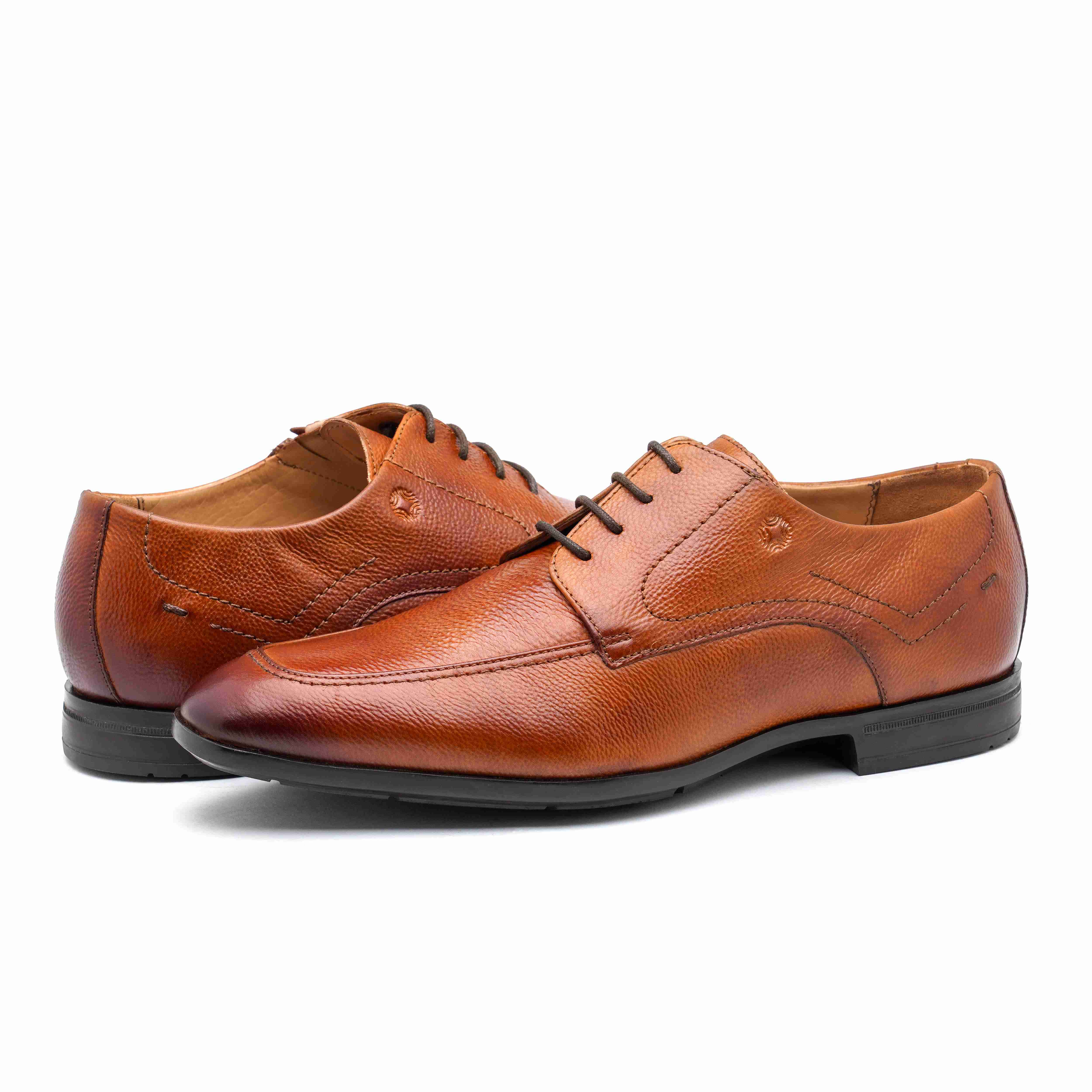 The Manchester Ruosh Men Black Formal Lace-Up