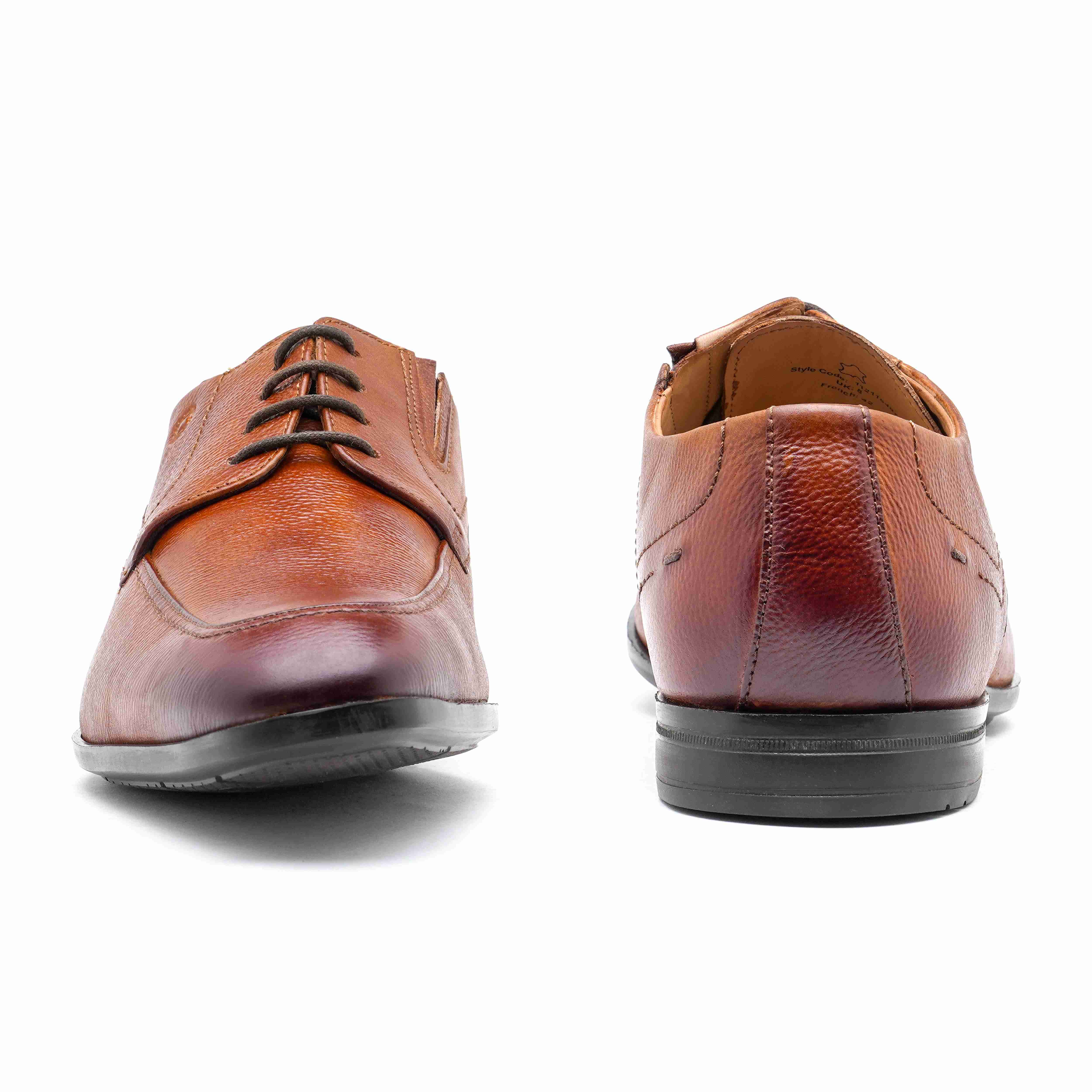 The Manchester Ruosh Men Black Formal Lace-Up