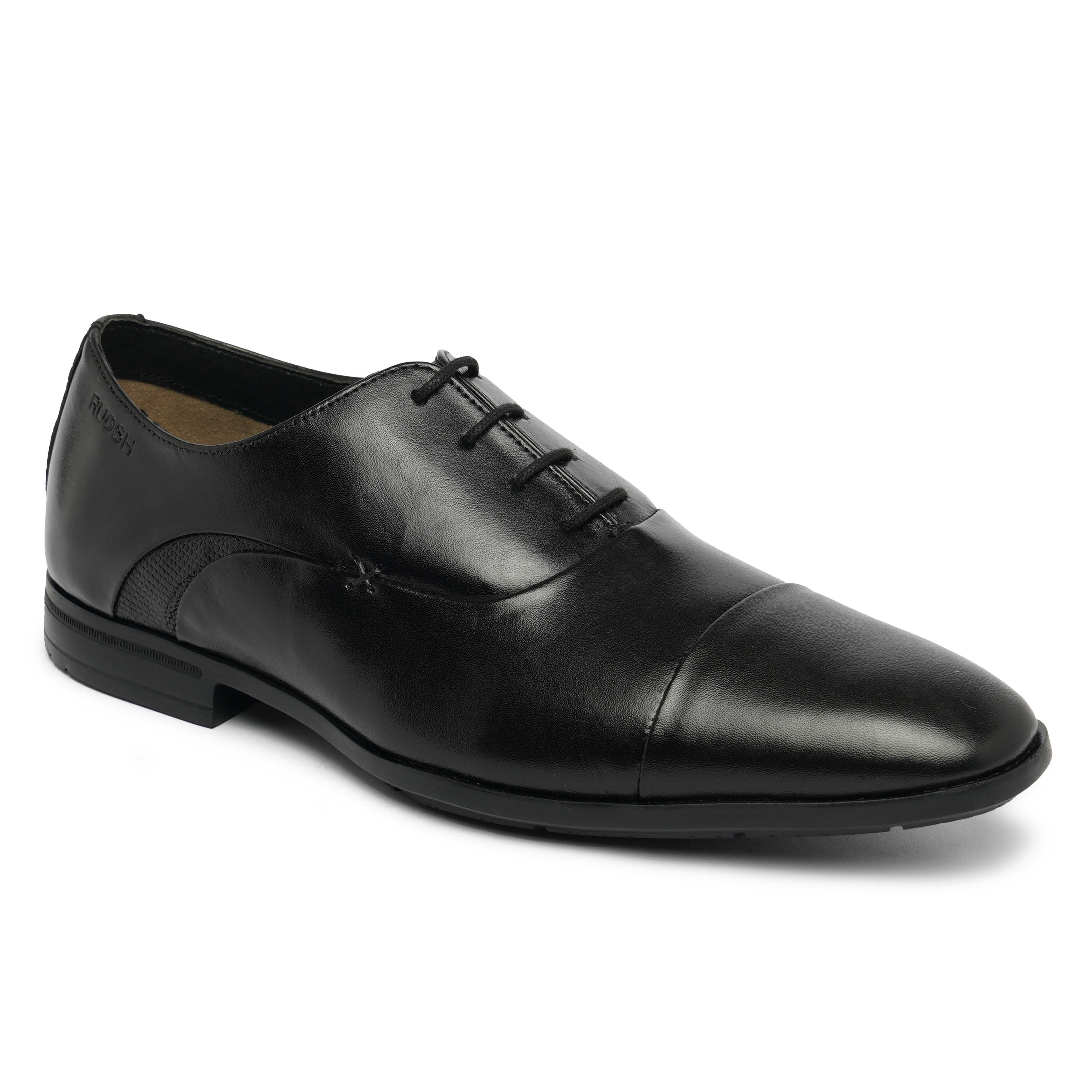 The Cameroon Ruosh Men Black Formal Lace-Up