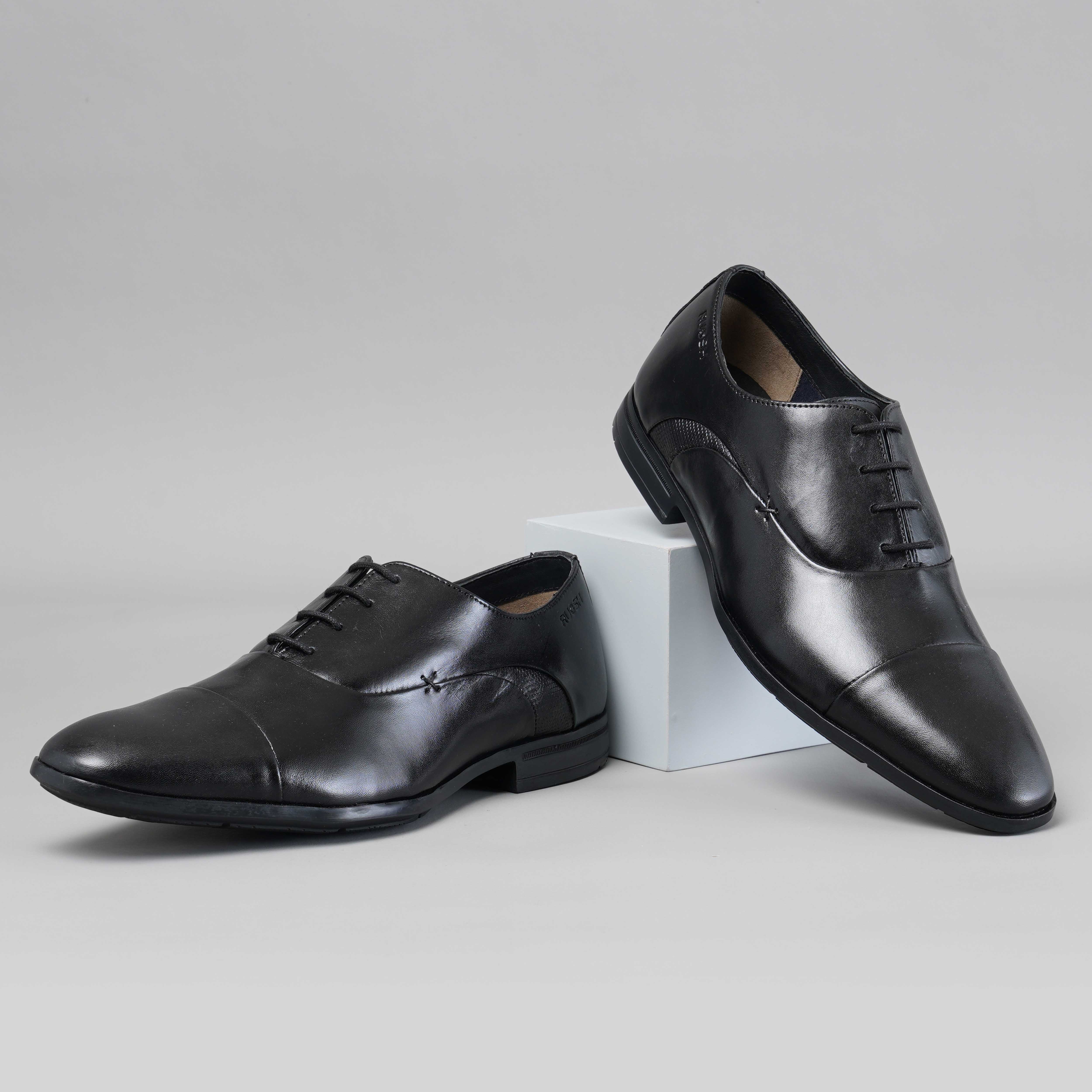 The Cameroon Ruosh Men Black Formal Lace-Up