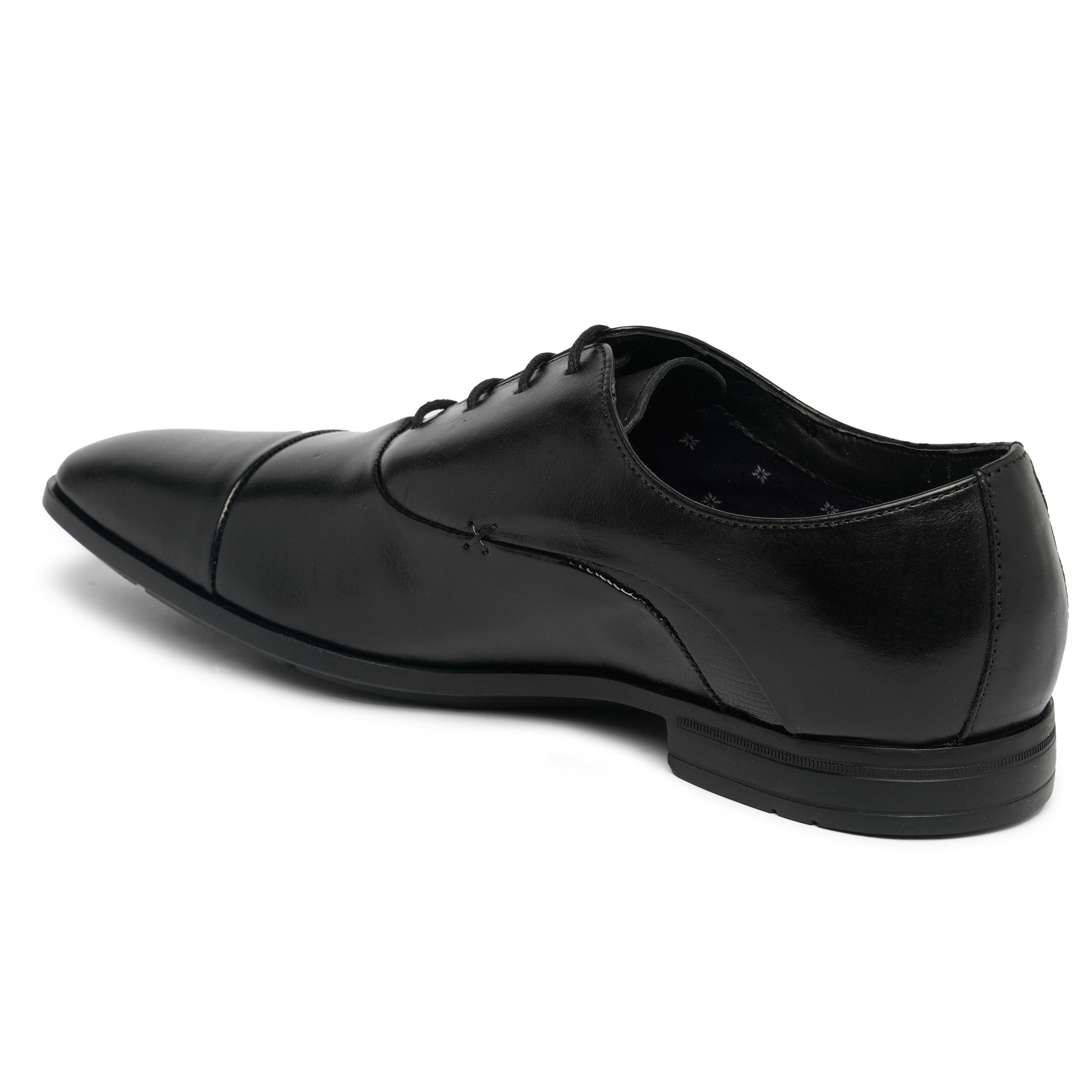 The Cameroon Ruosh Men Black Formal Lace-Up