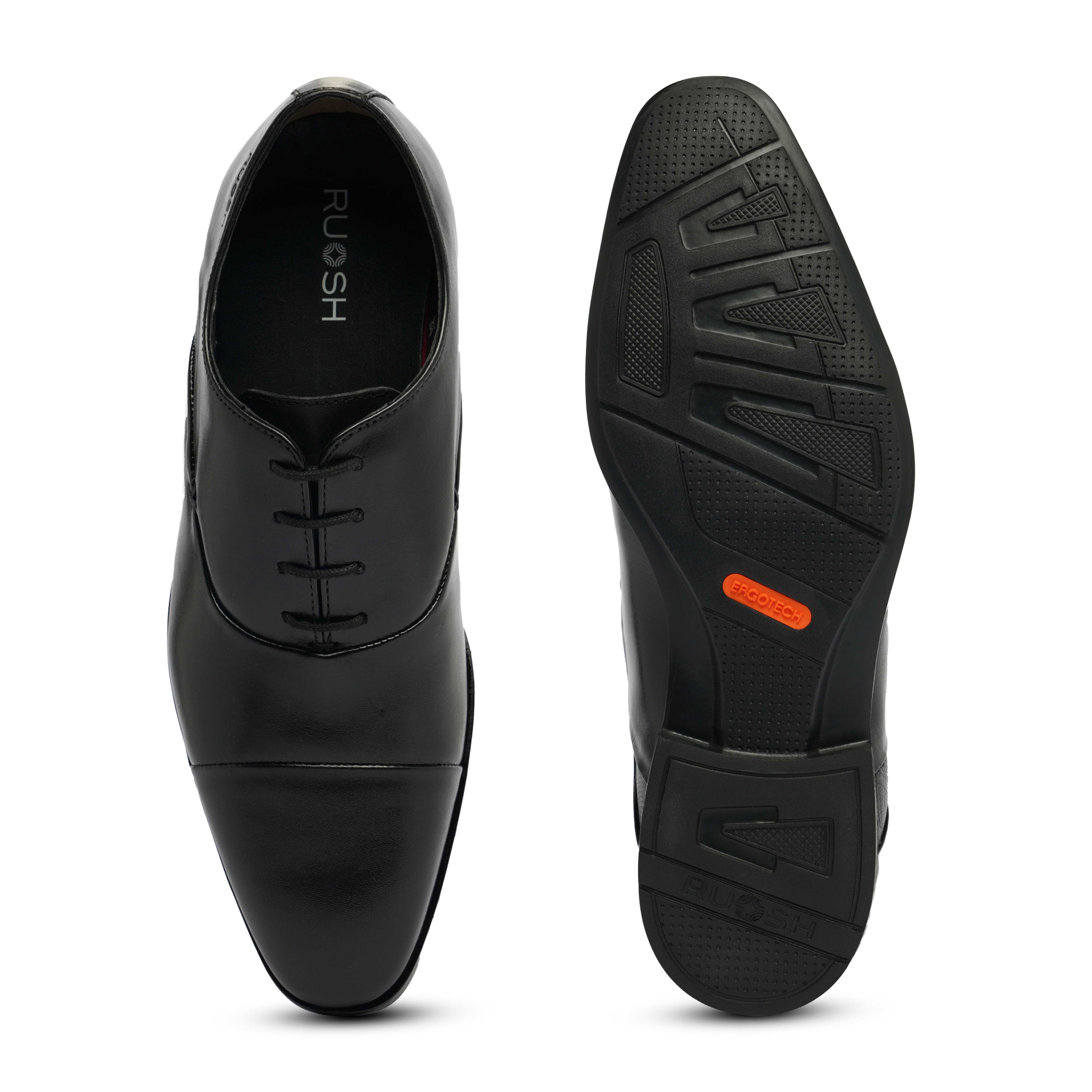 The Cameroon Ruosh Men Black Formal Lace-Up