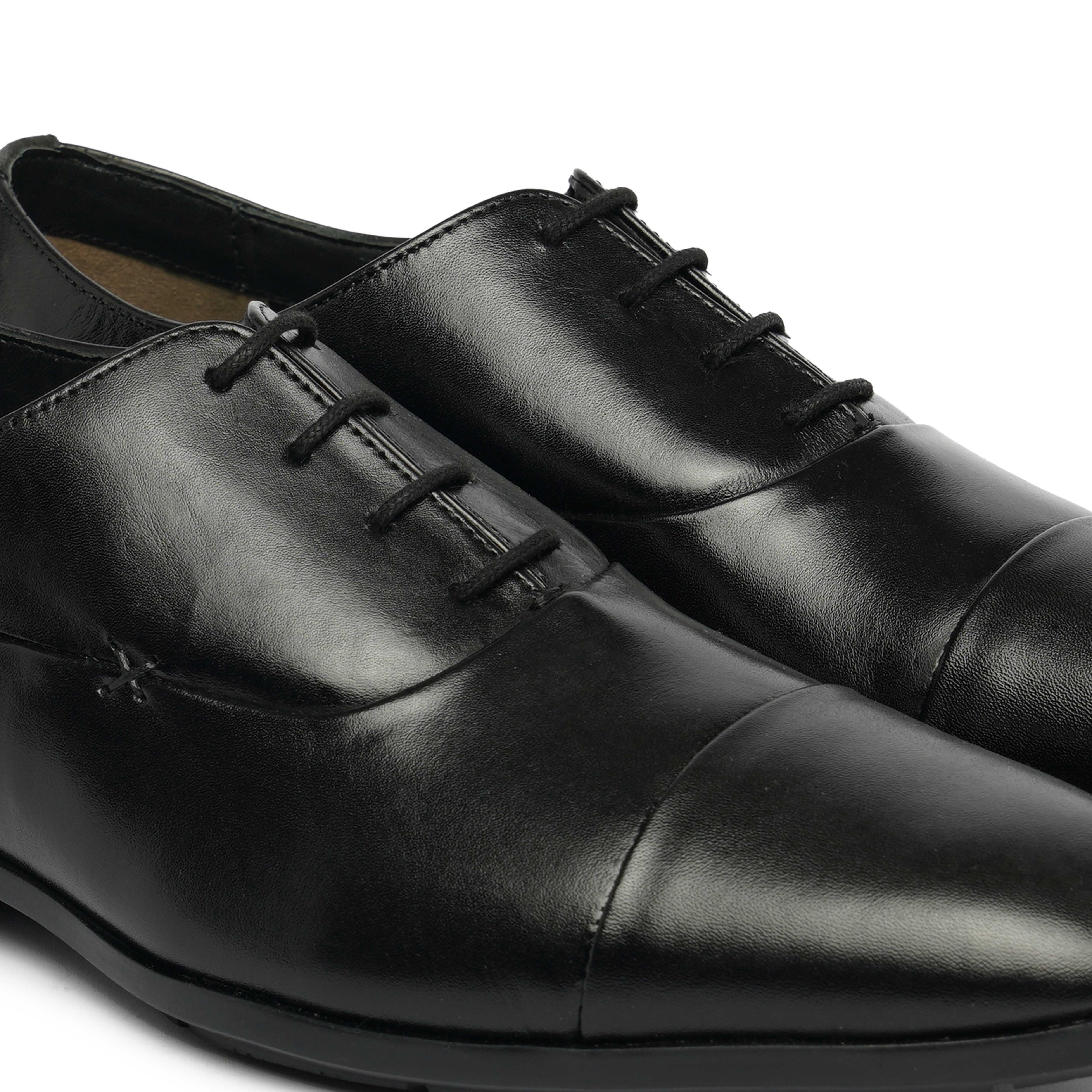 The Cameroon Ruosh Men Black Formal Lace-Up