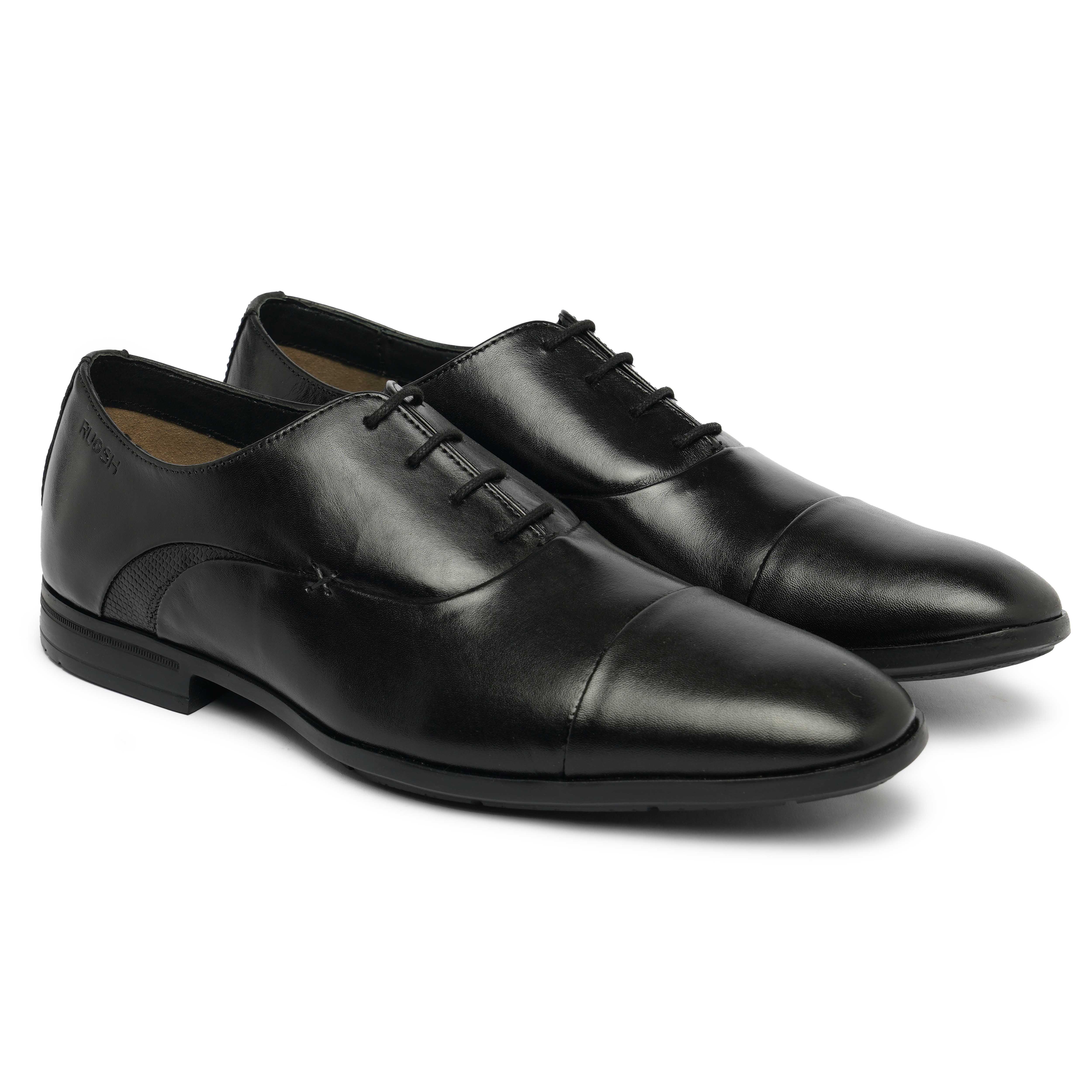 The Cameroon Ruosh Men Black Formal Lace-Up