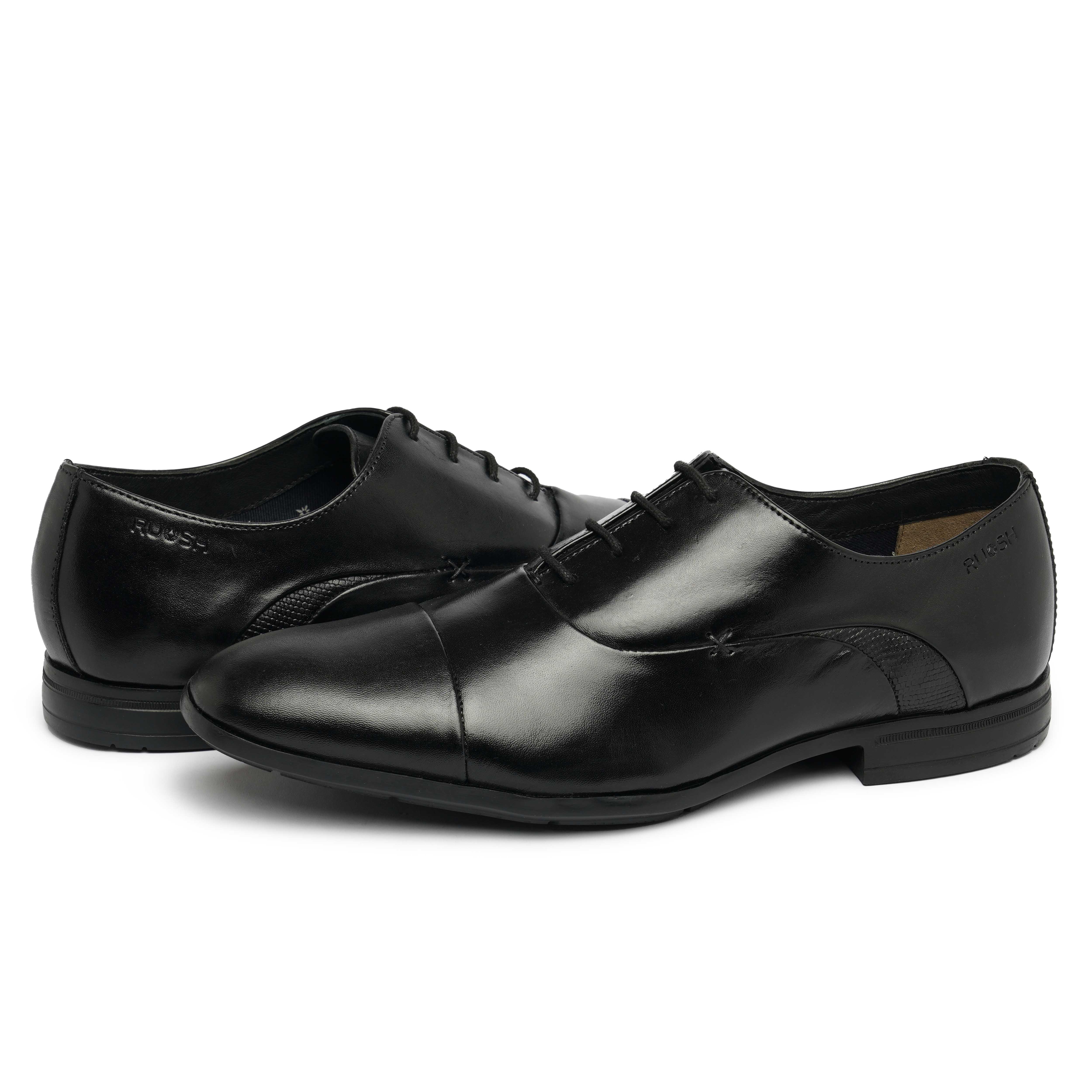The Cameroon Ruosh Men Black Formal Lace-Up