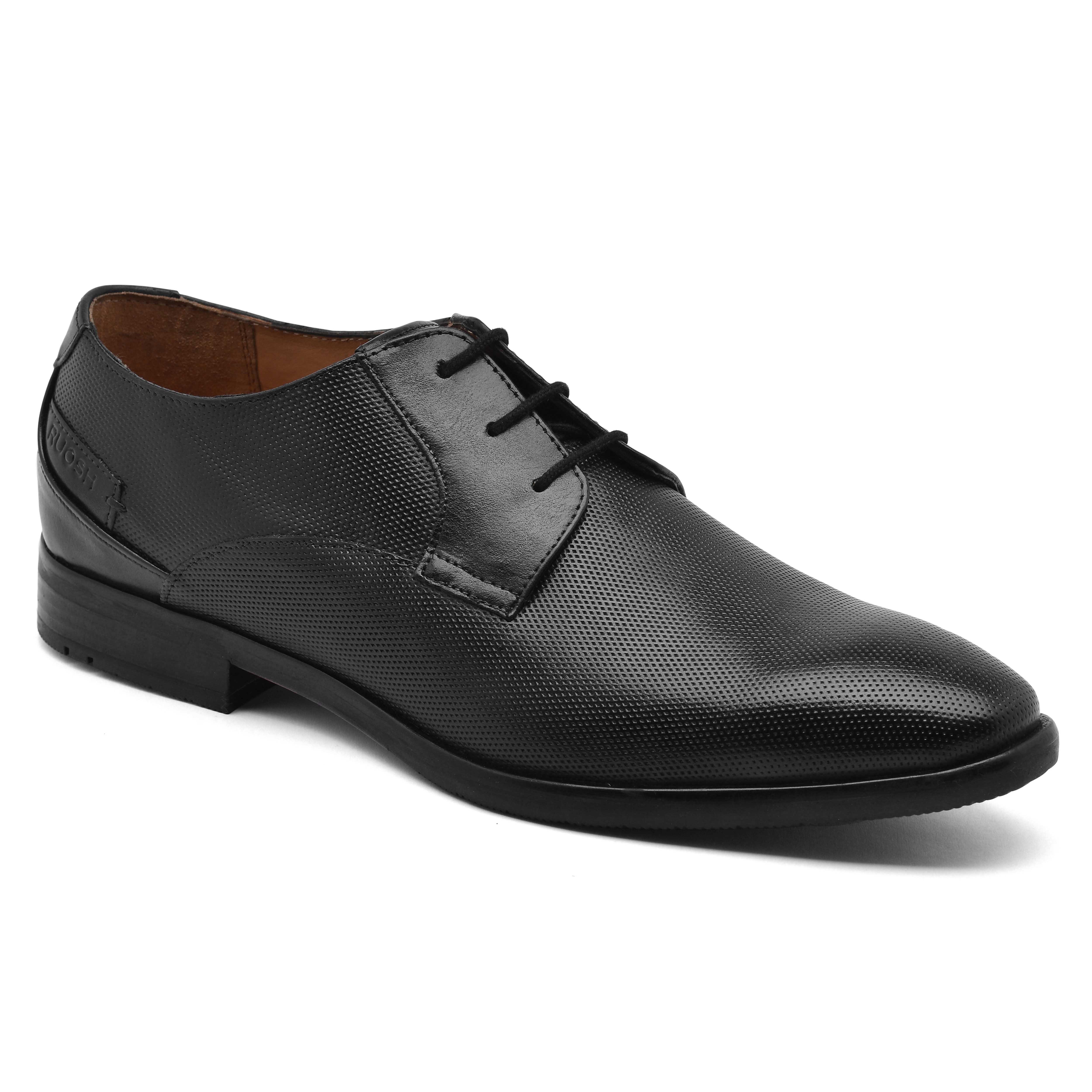 The Newyork Ruosh Men Black Formal Lace-Up