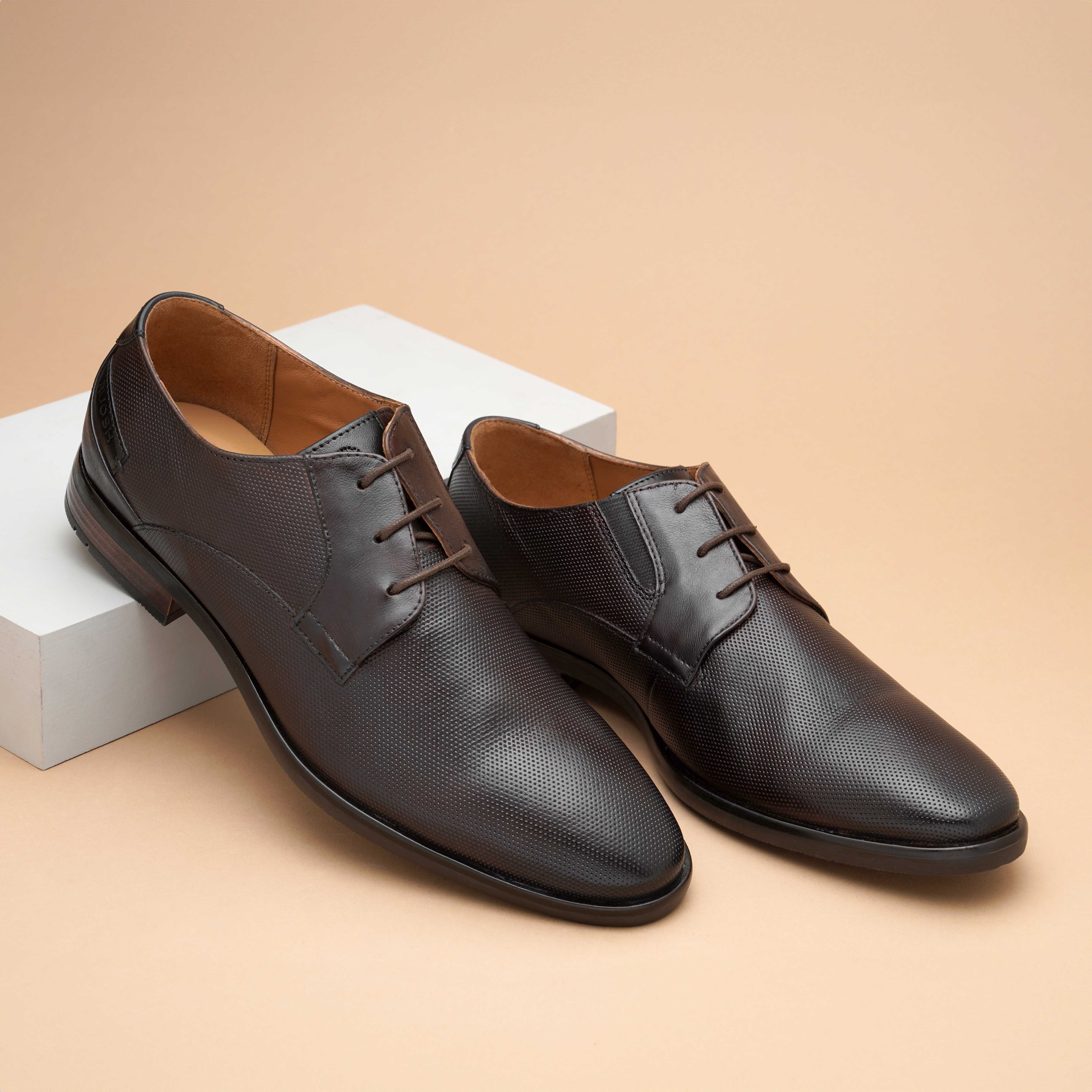 The Newyork Ruosh Men Brown Formal Lace-Up