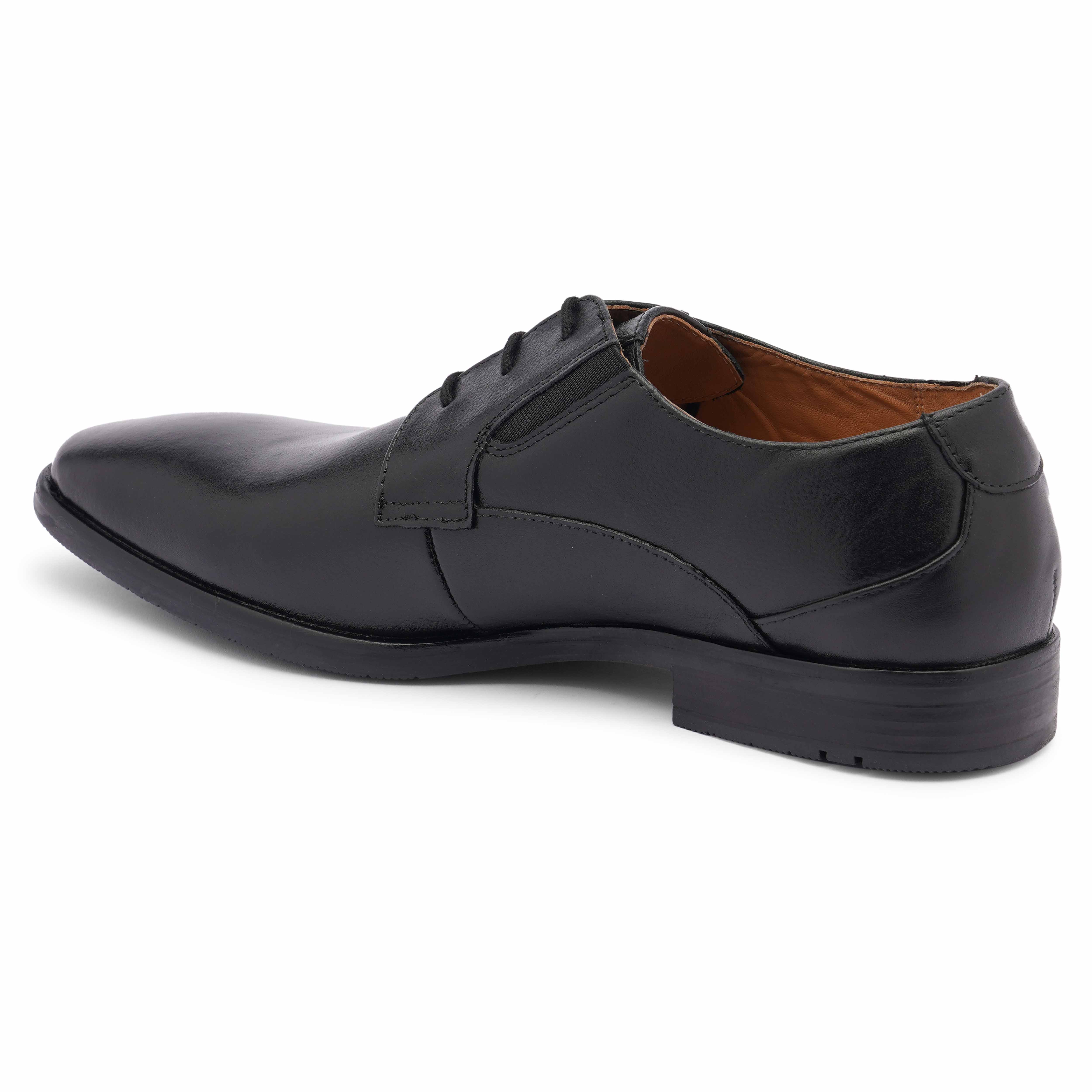 The Newyork Ruosh Men Black Formal Lace-Up