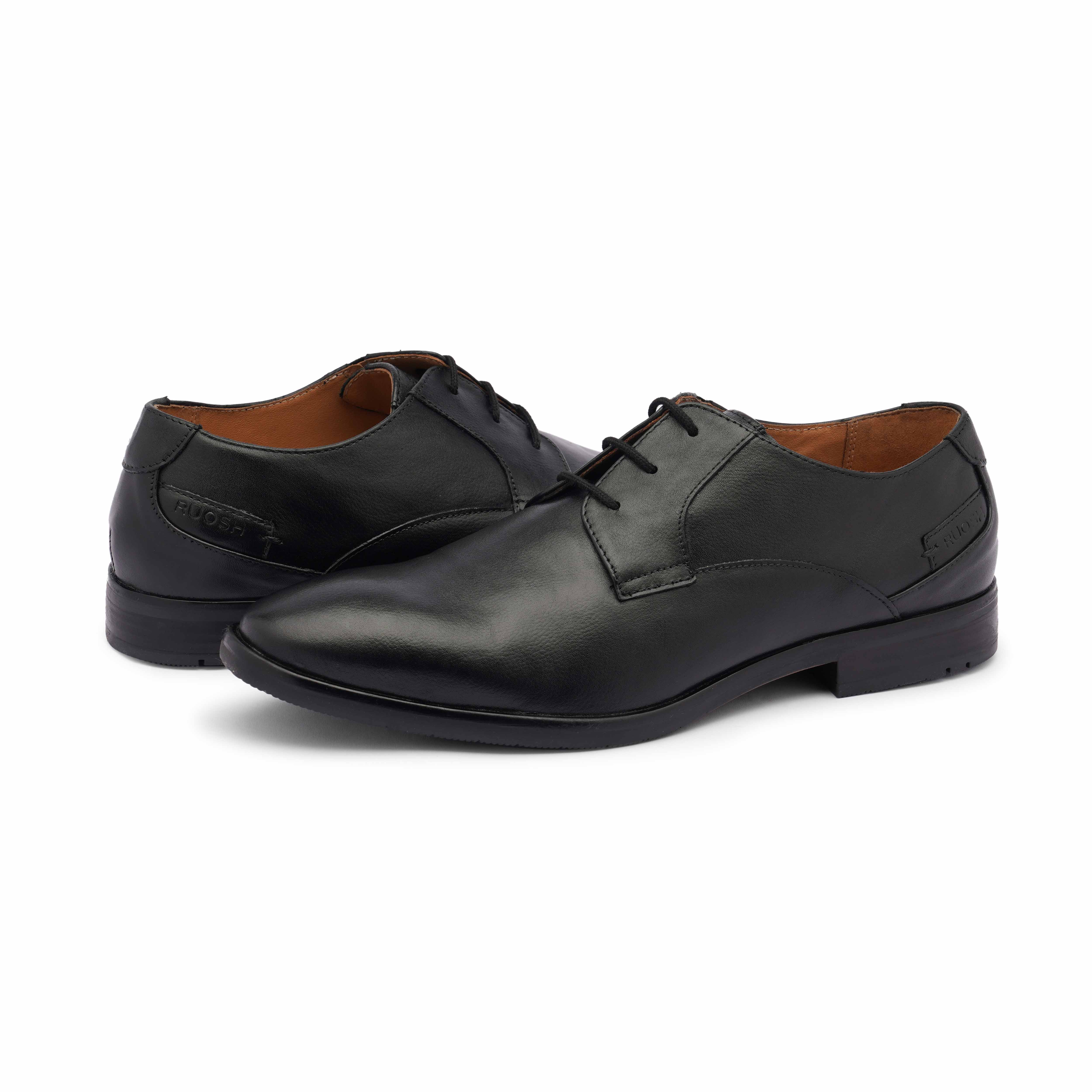 The Newyork Ruosh Men Black Formal Lace-Up