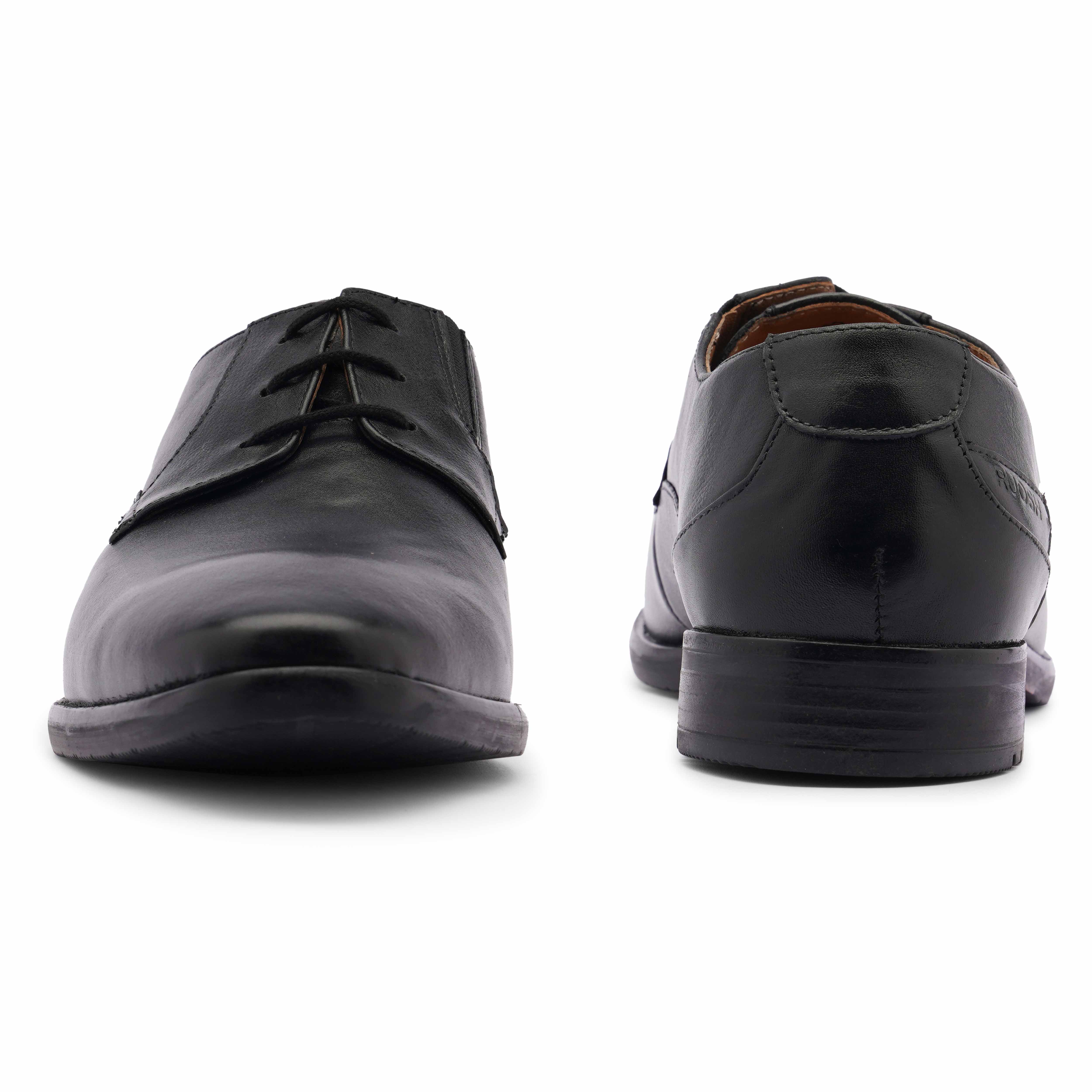 The Newyork Ruosh Men Black Formal Lace-Up