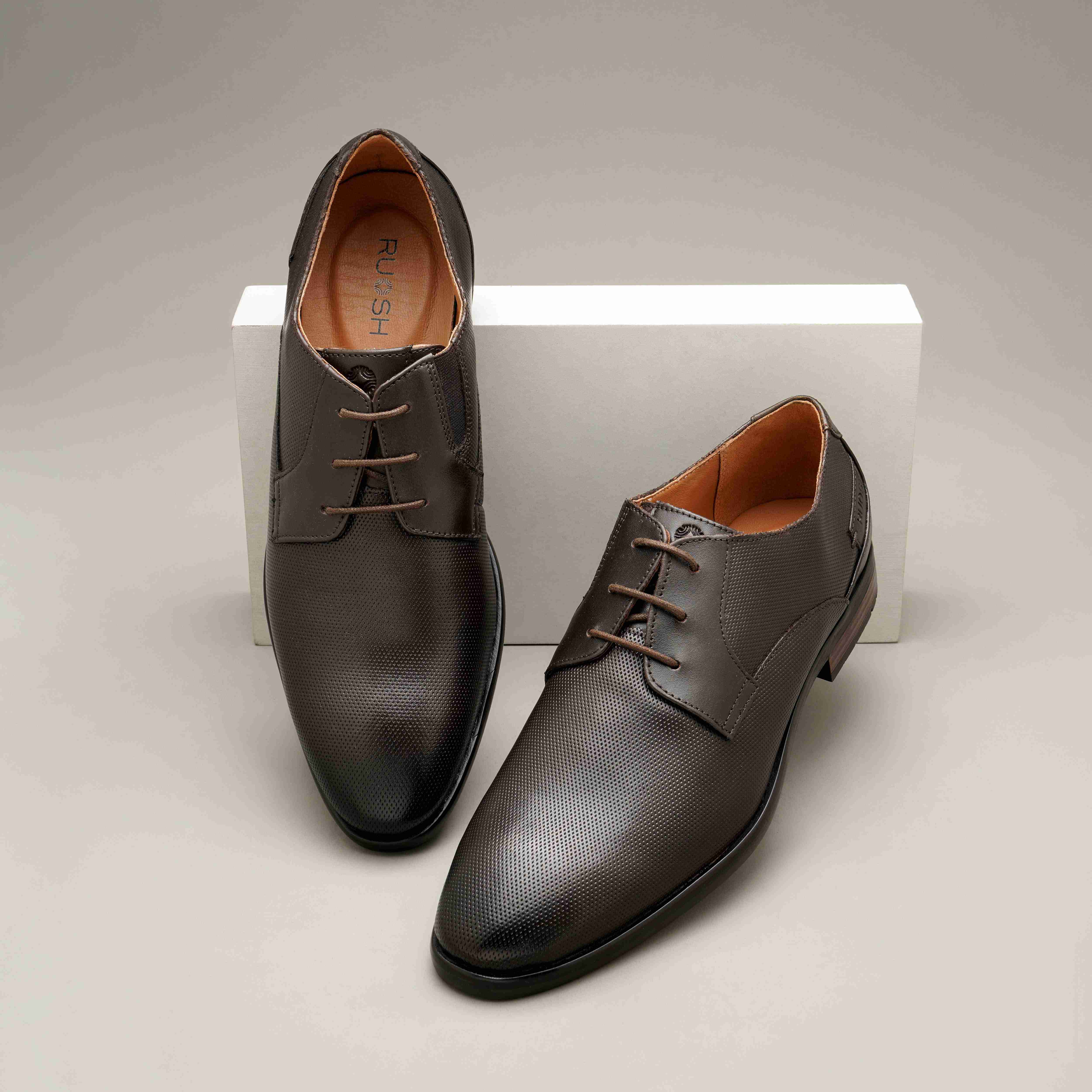 The Newyork Ruosh Men Brown Formal Lace-Up
