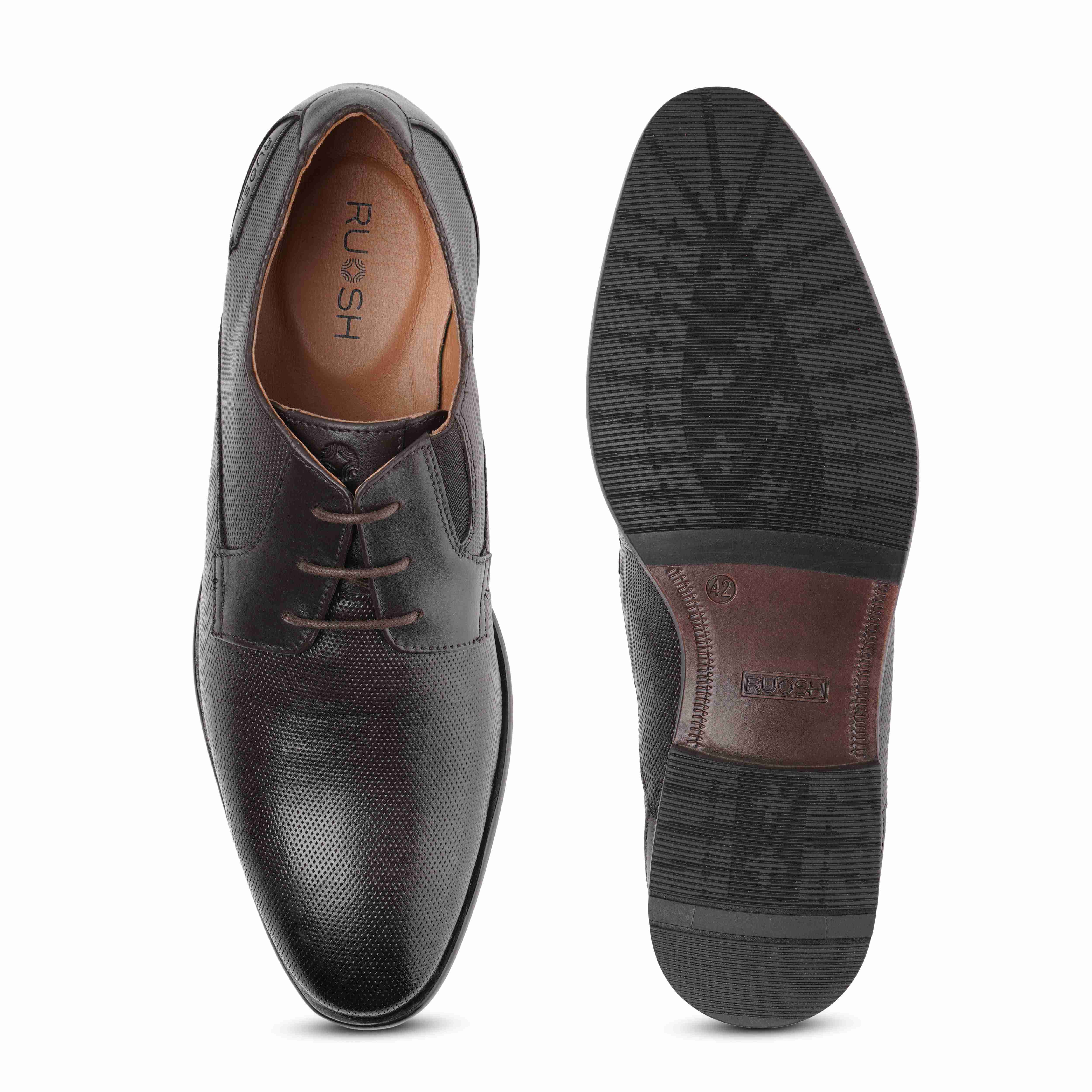 The Newyork Ruosh Men Brown Formal Lace-Up