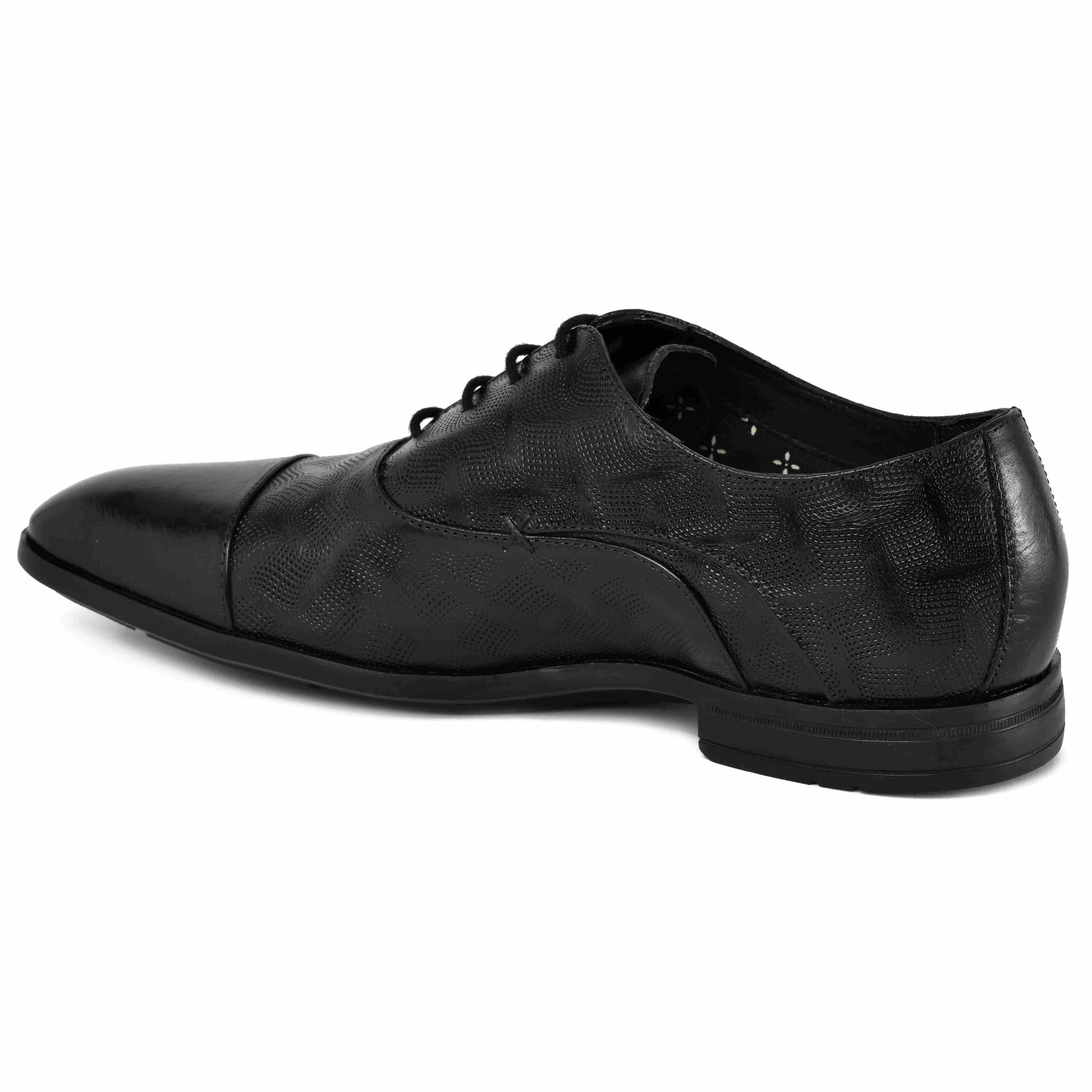The Cameroon Ruosh Men Black Formal Oxford