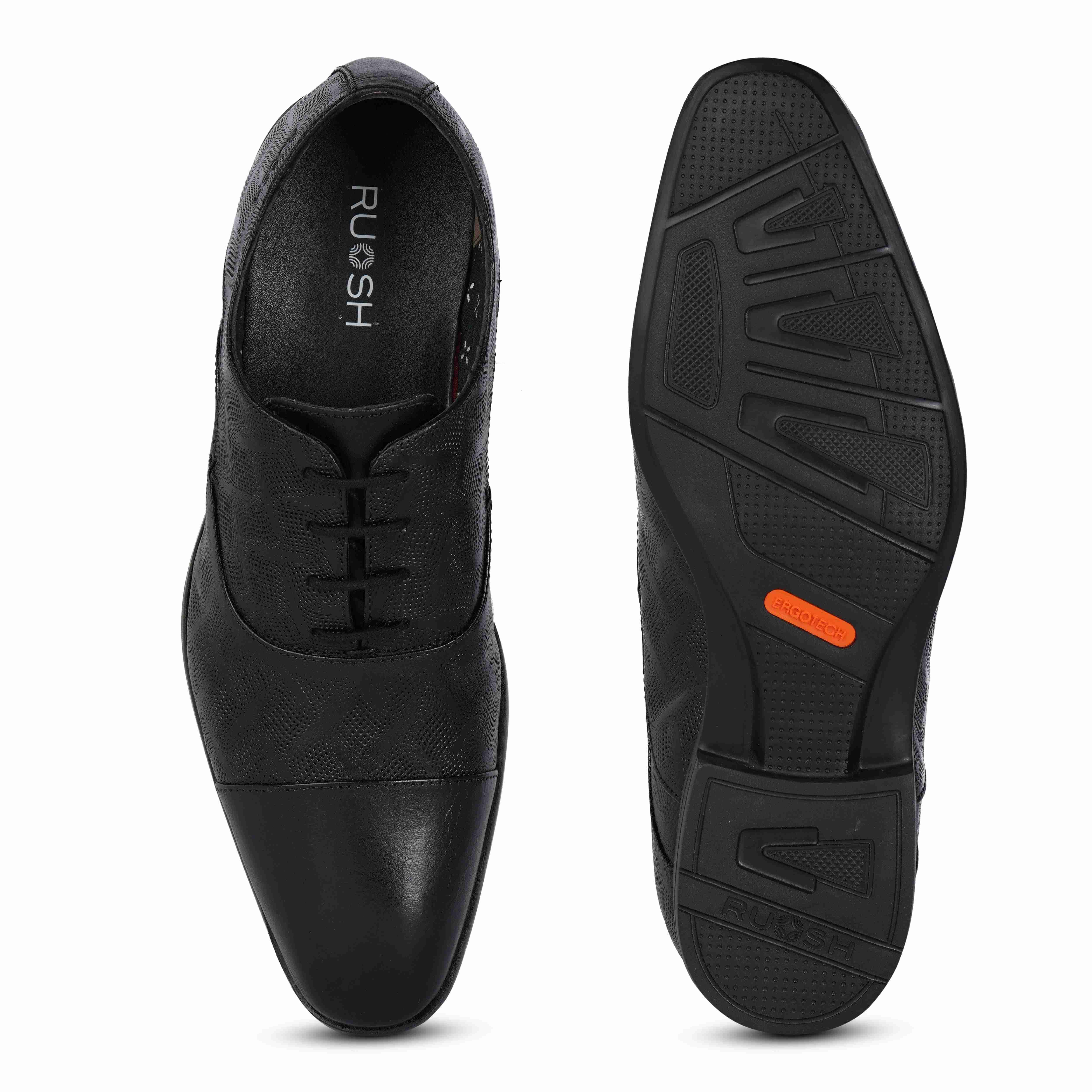 The Cameroon Ruosh Men Black Formal Oxford