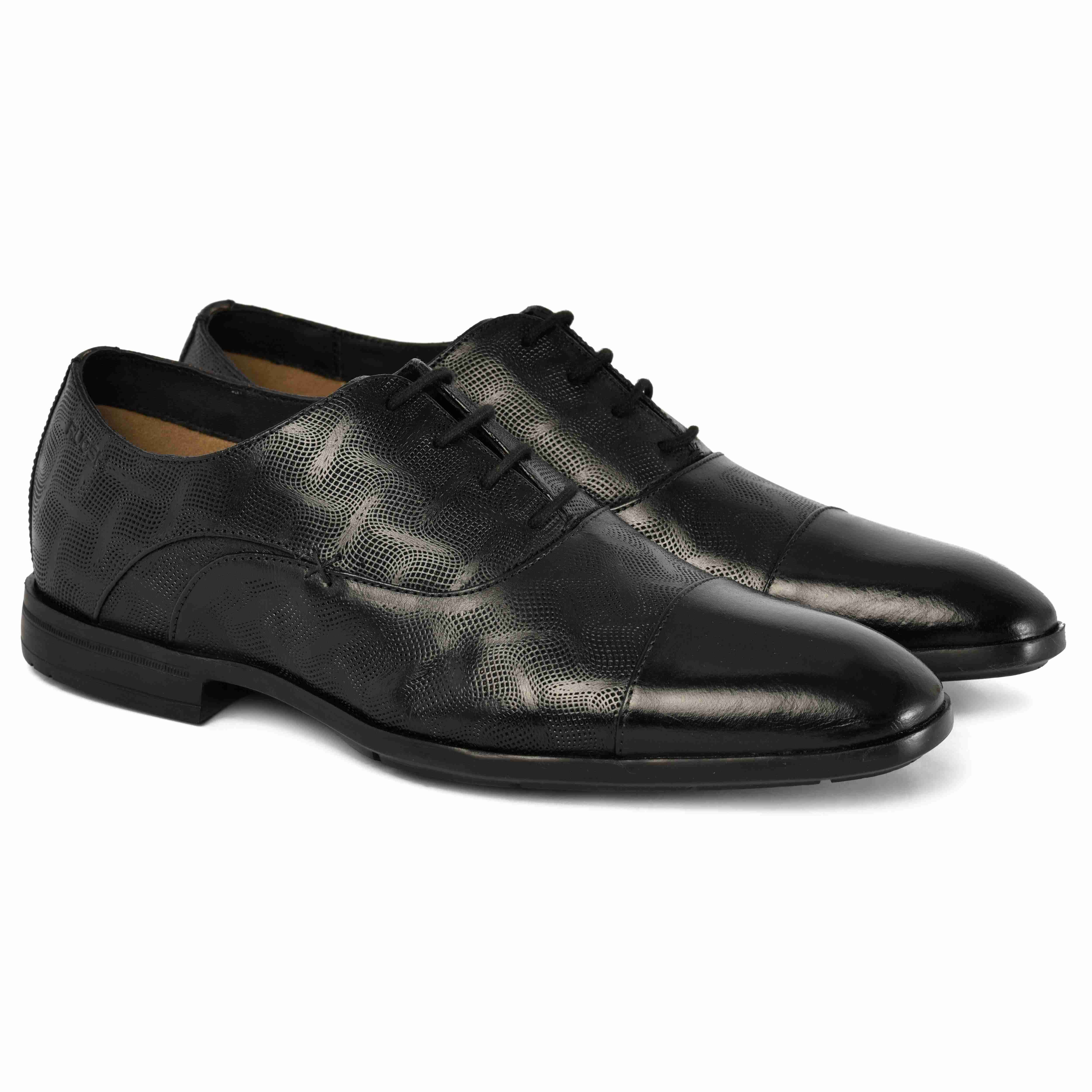 The Cameroon Ruosh Men Black Formal Oxford