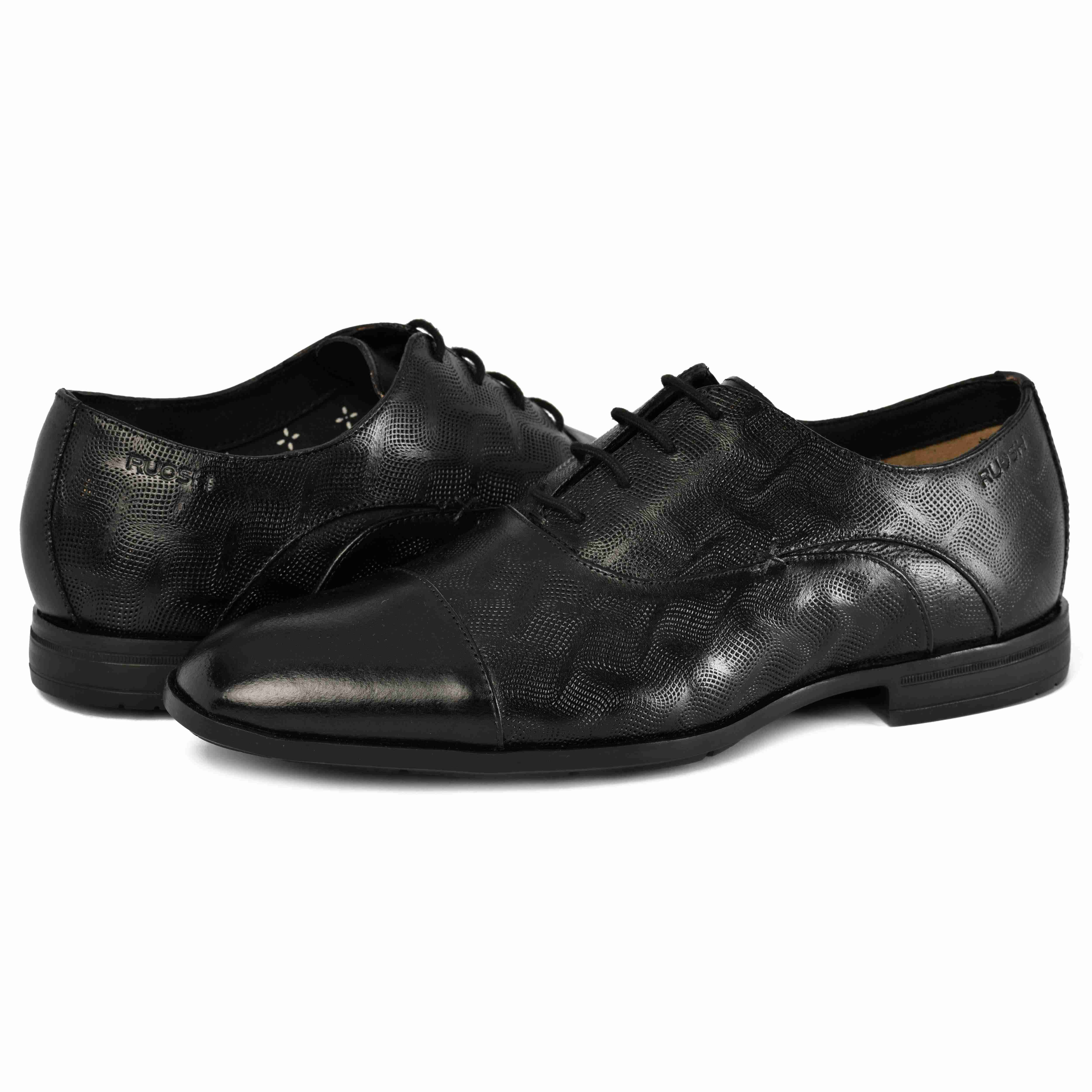The Cameroon Ruosh Men Black Formal Oxford