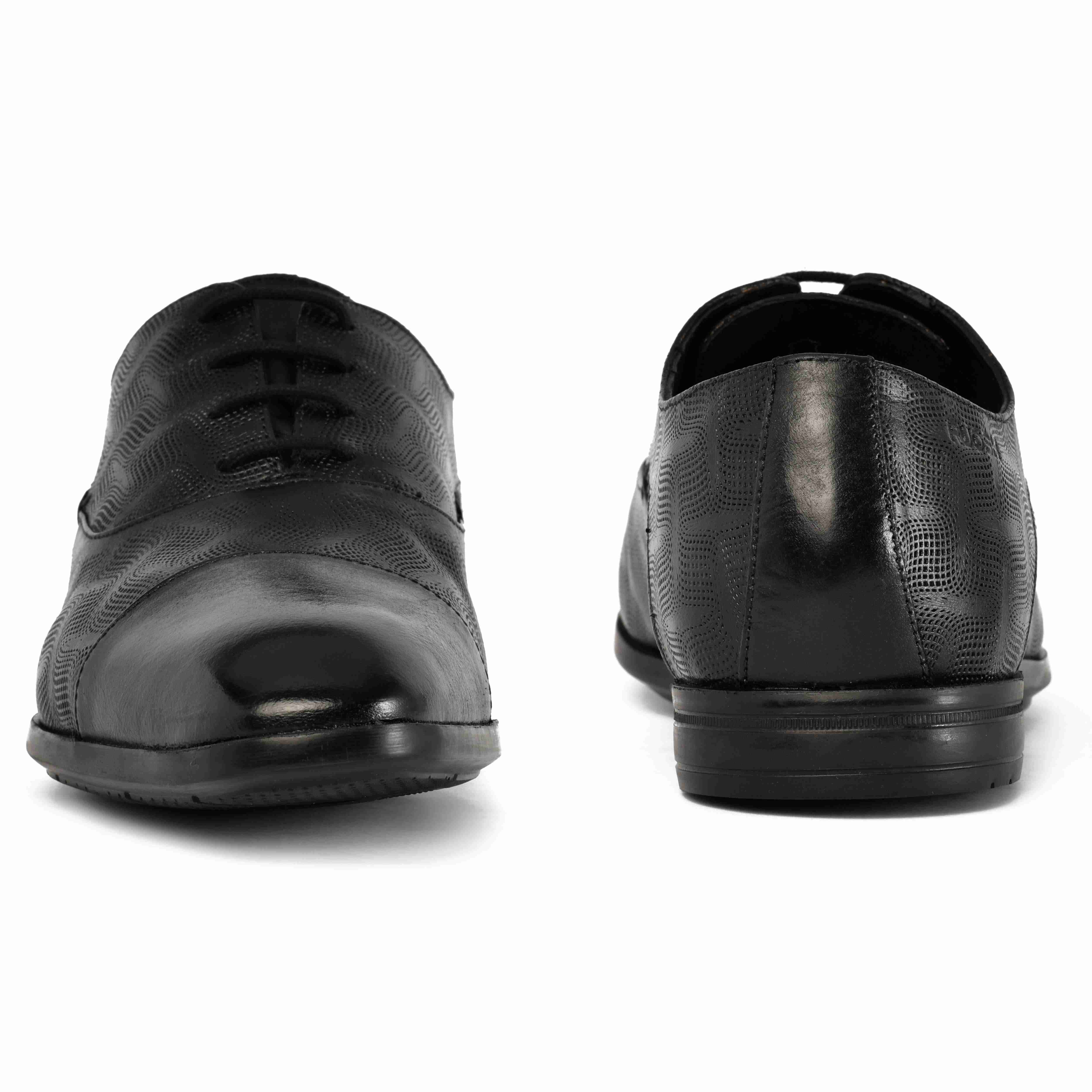 The Cameroon Ruosh Men Black Formal Oxford