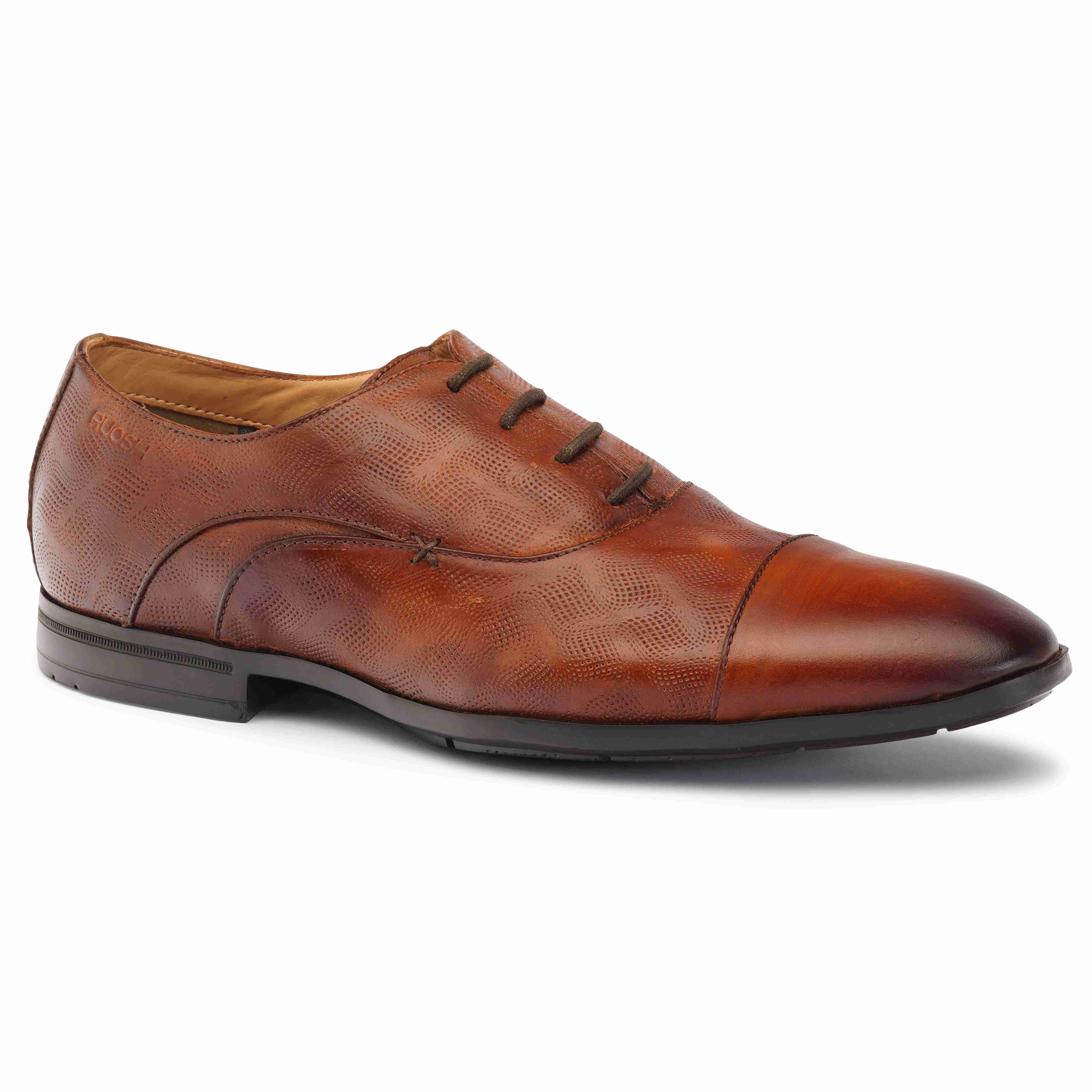 The Cameroon Ruosh Men Brown Formal Oxford