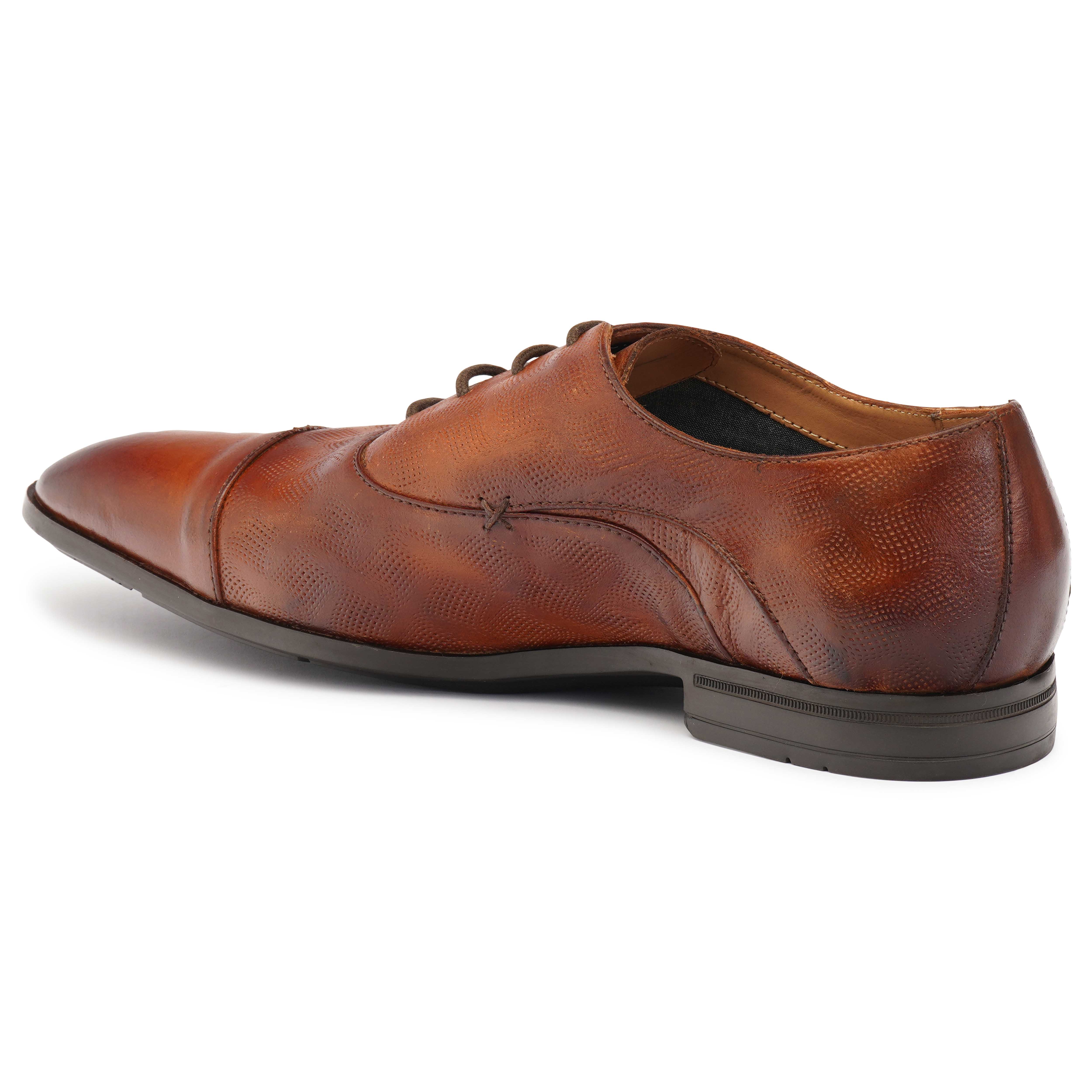 The Cameroon Ruosh Men Brown Formal Oxford