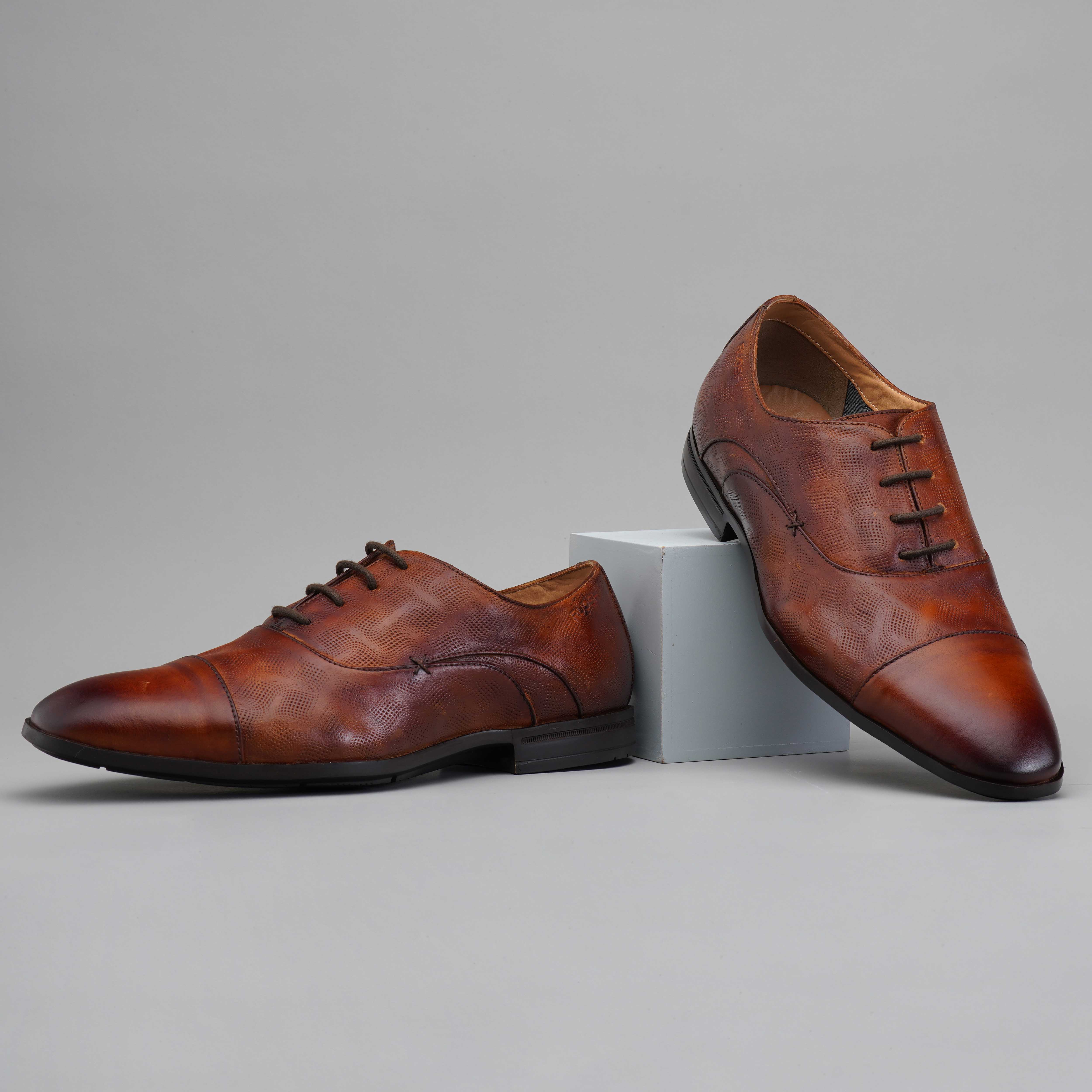 The Cameroon Ruosh Men Brown Formal Oxford