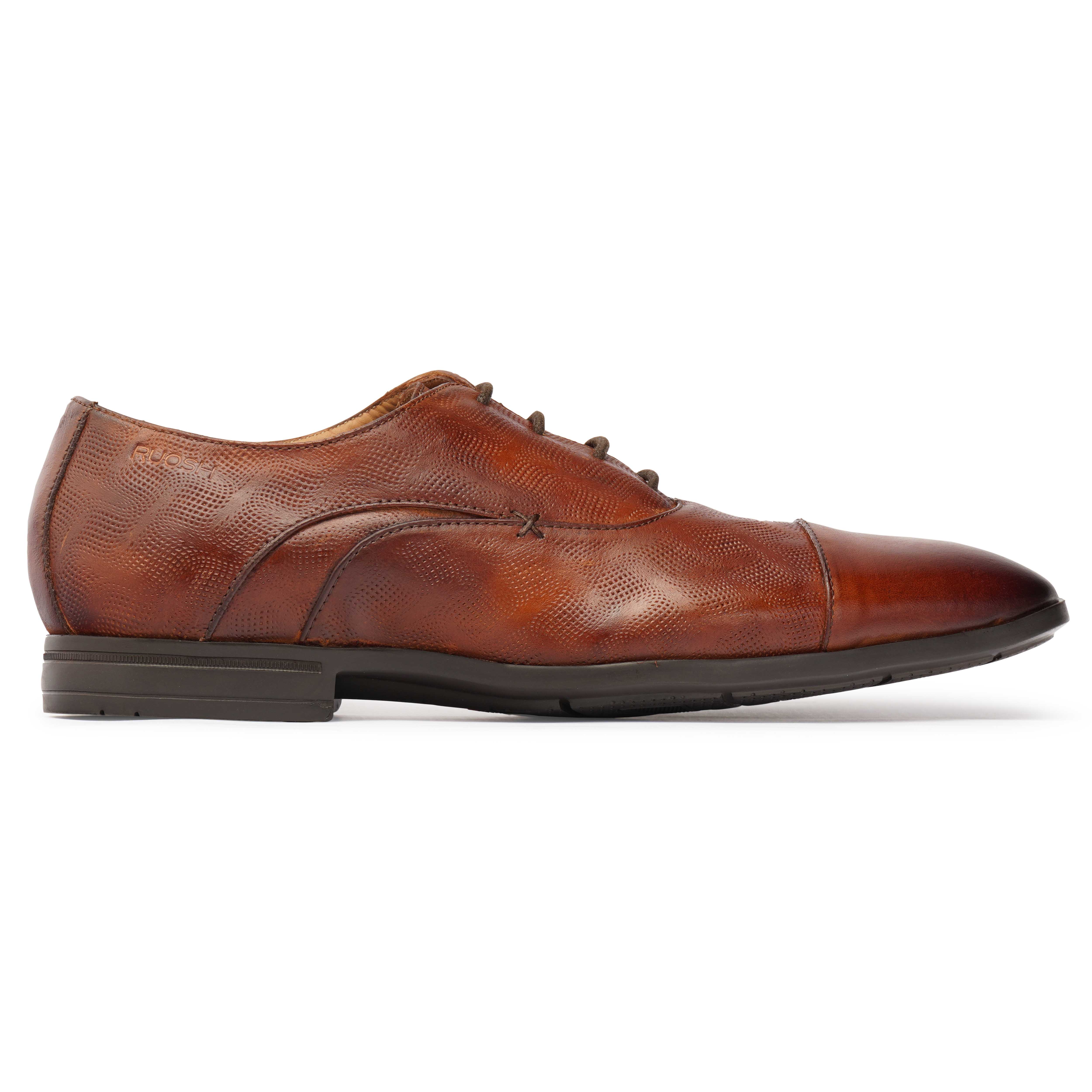 The Cameroon Ruosh Men Brown Formal Oxford