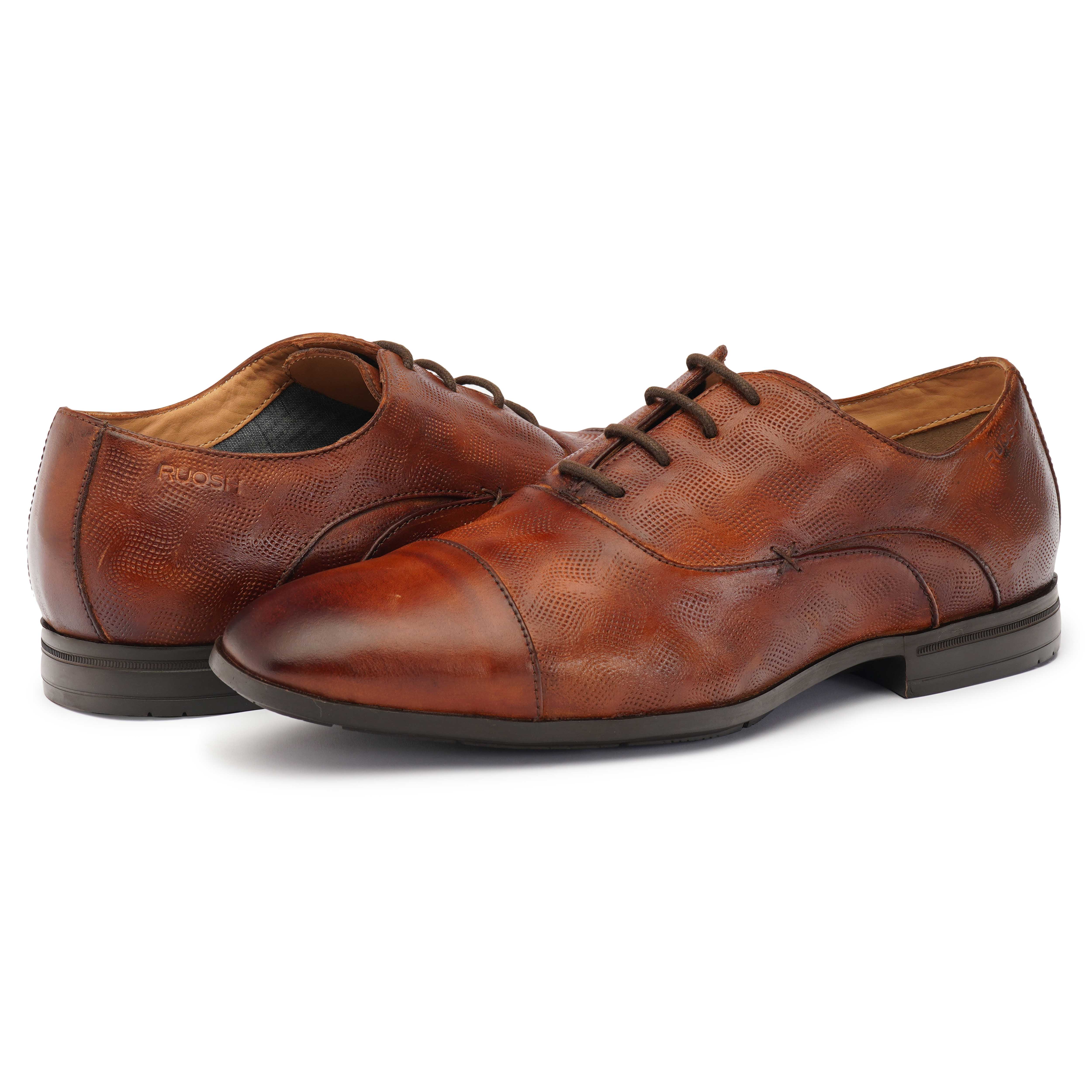 The Cameroon Ruosh Men Brown Formal Oxford